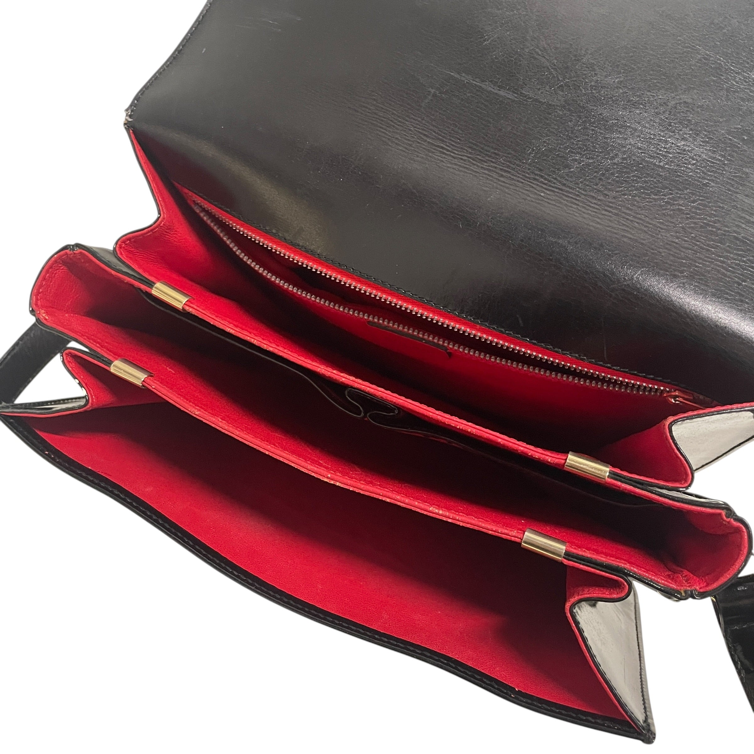 CELINE/Bag/Leather/BLK/gold bow view 4
