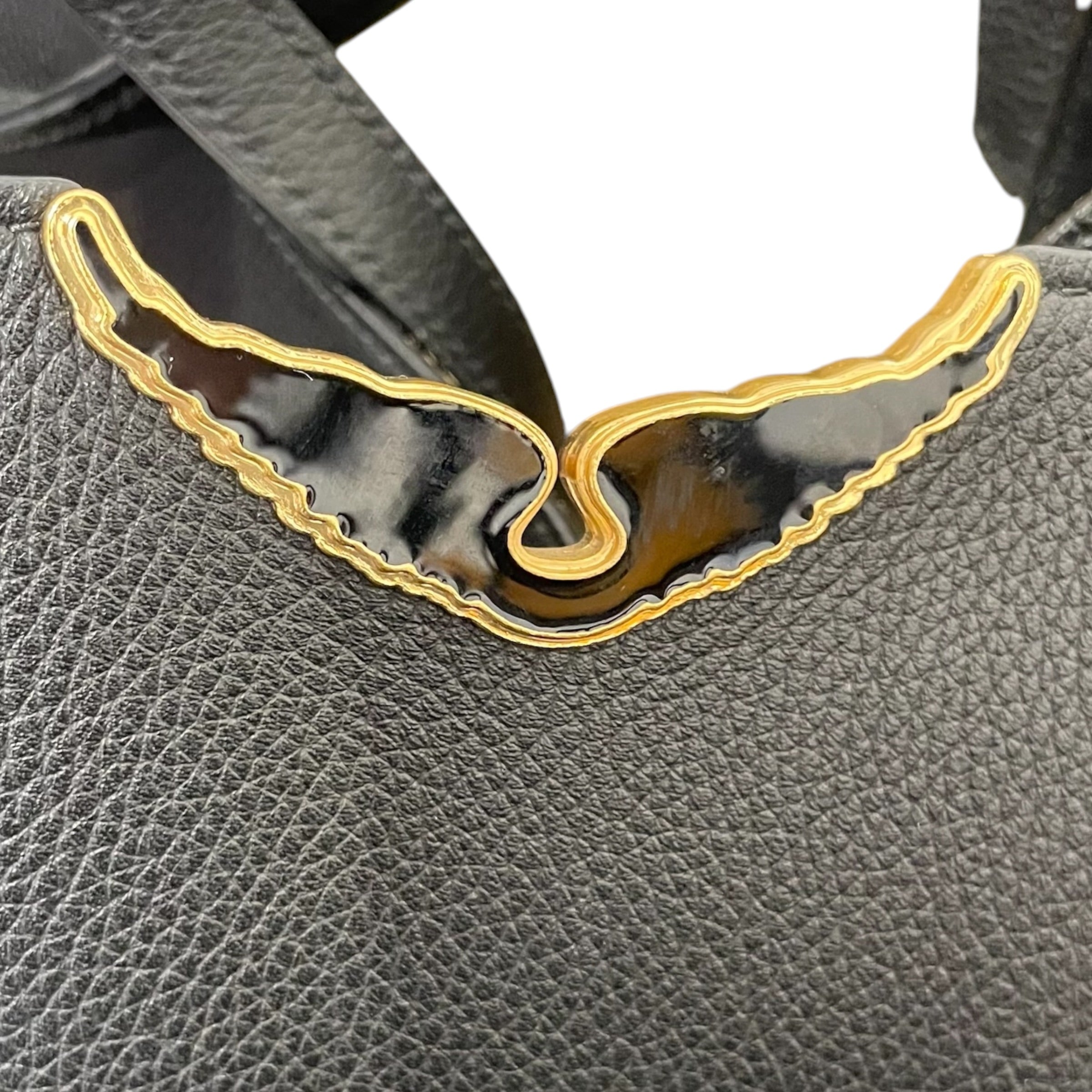 Zadig&Voltaire/Tote Bag/Leather/BLK/ANGEL WING GOLD ACCENT TOTE view 5