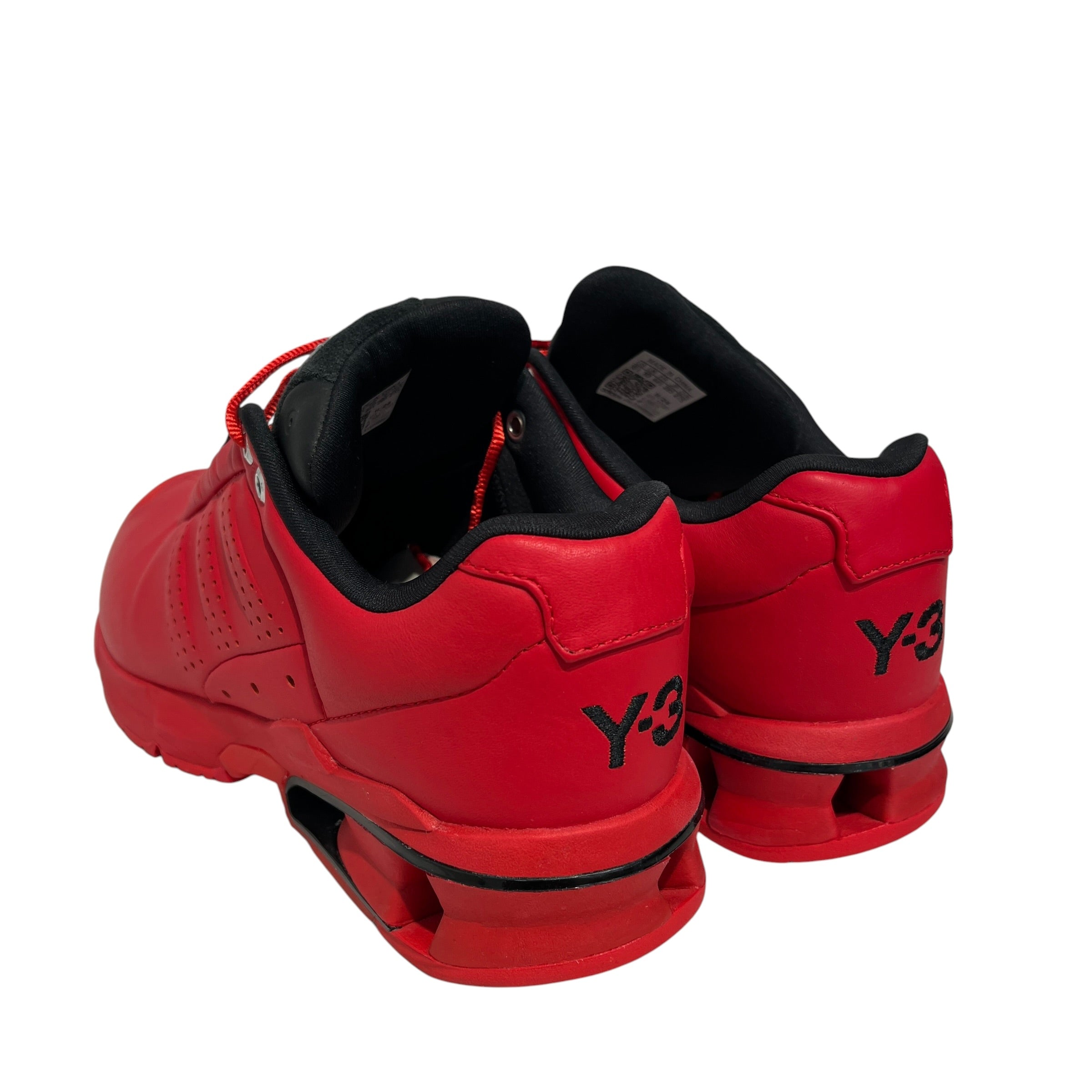 Y-3/Low-Sneakers/US 10.5/Leather/RED/Control a-3 view 2