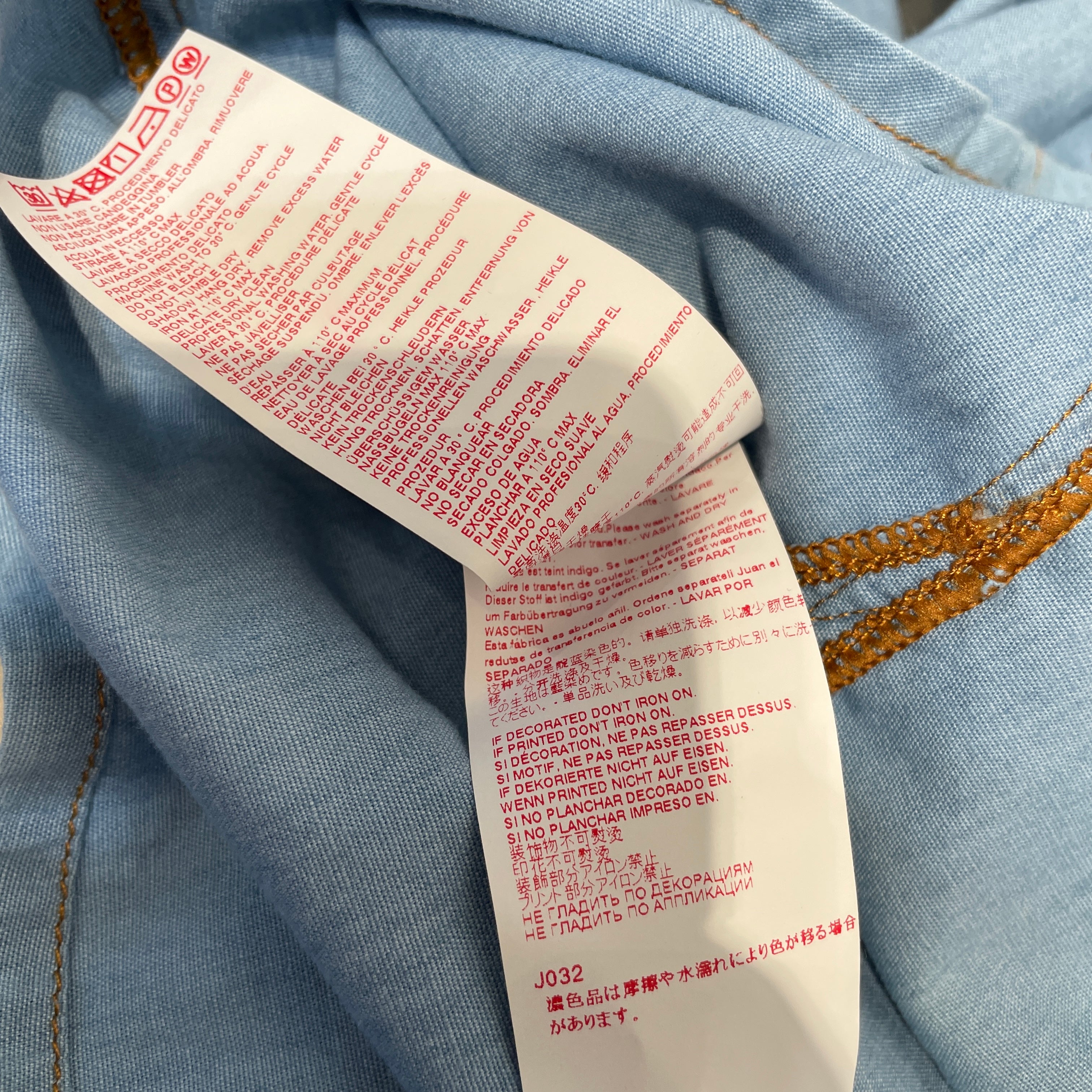 MARNI/LS Shirt/42/Denim/BLU/ view 6
