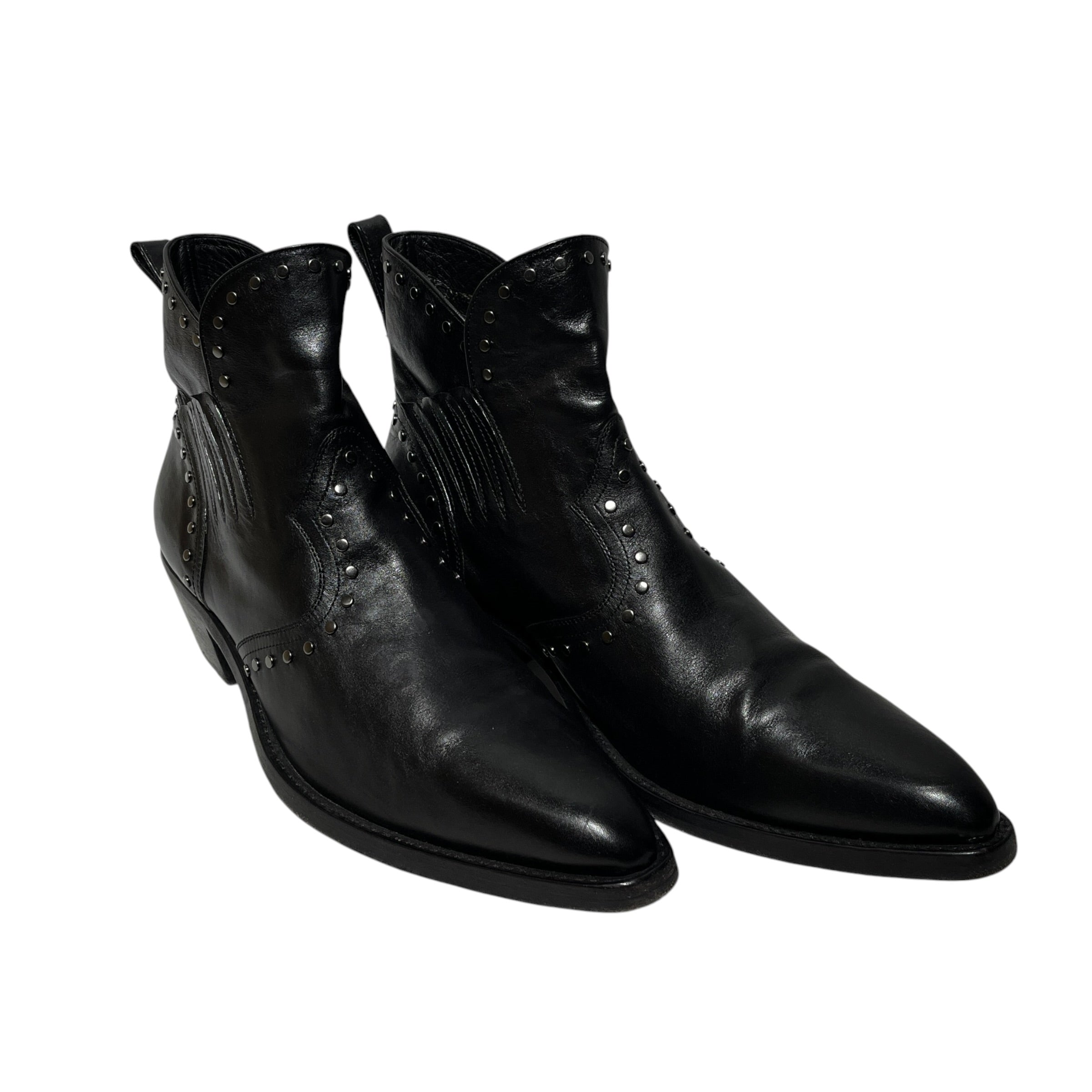 SAINT LAURENT/Boots/US 12/Leather/BLK/Dakota 50 view 1