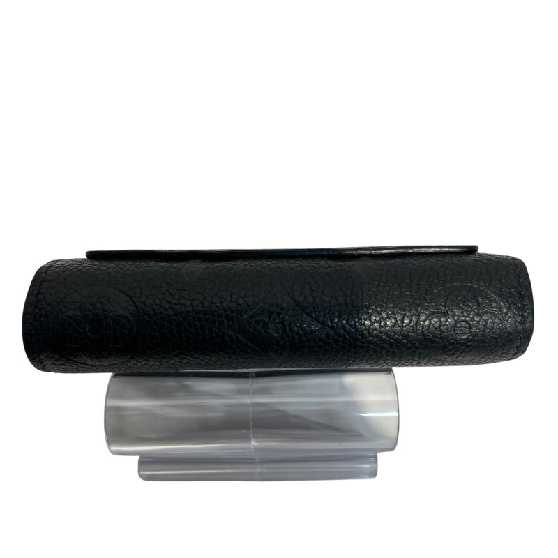 LOUIS VUITTON/Wallet/Monogram/Leather/BLK/clea Wallet