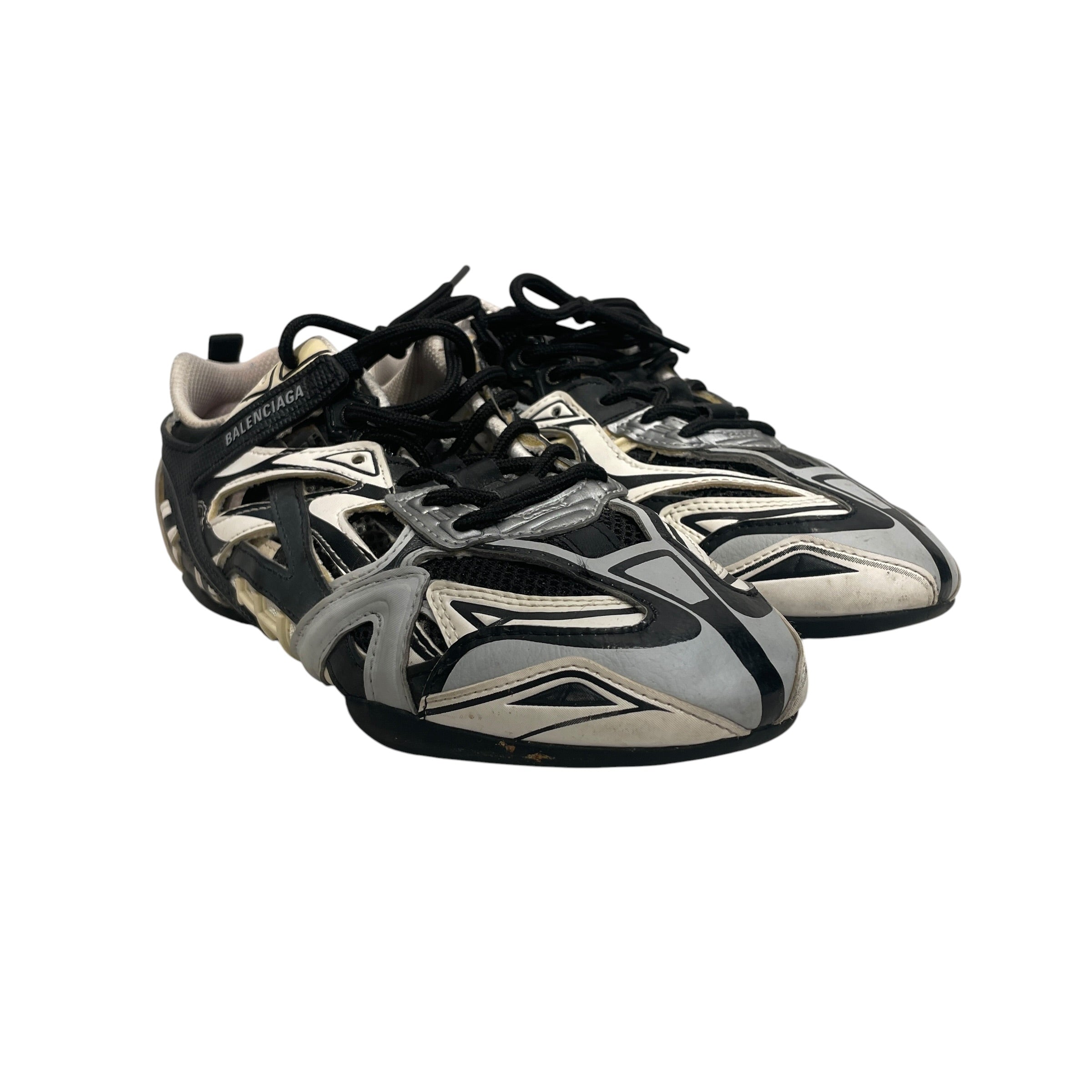 BALENCIAGA/Low-Sneakers/US 8/Leather/BLK/DRIVE TRAINERS view 1