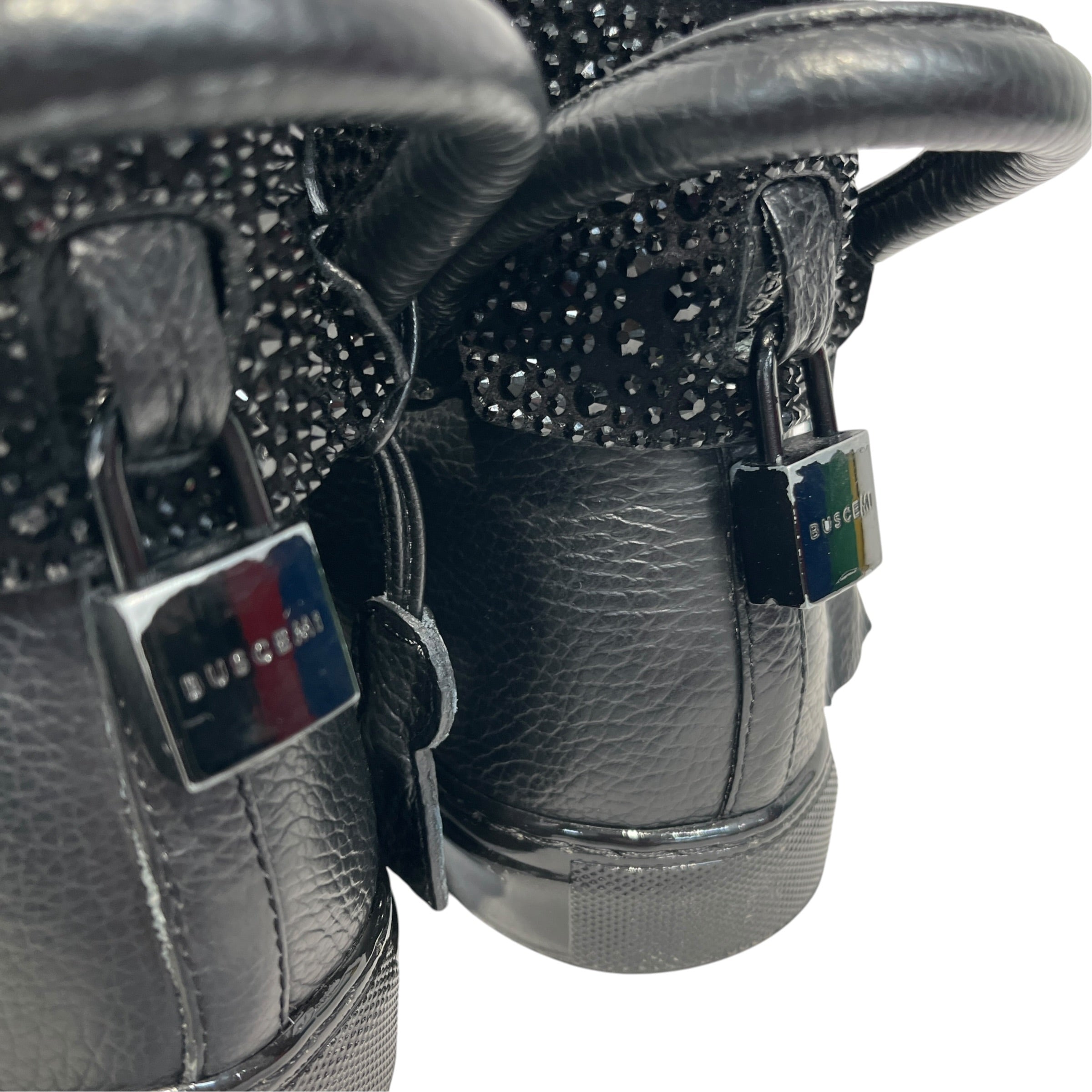 BUSCEMI/Hi-Sneakers/EU 43/Leather/BLK/ view 4