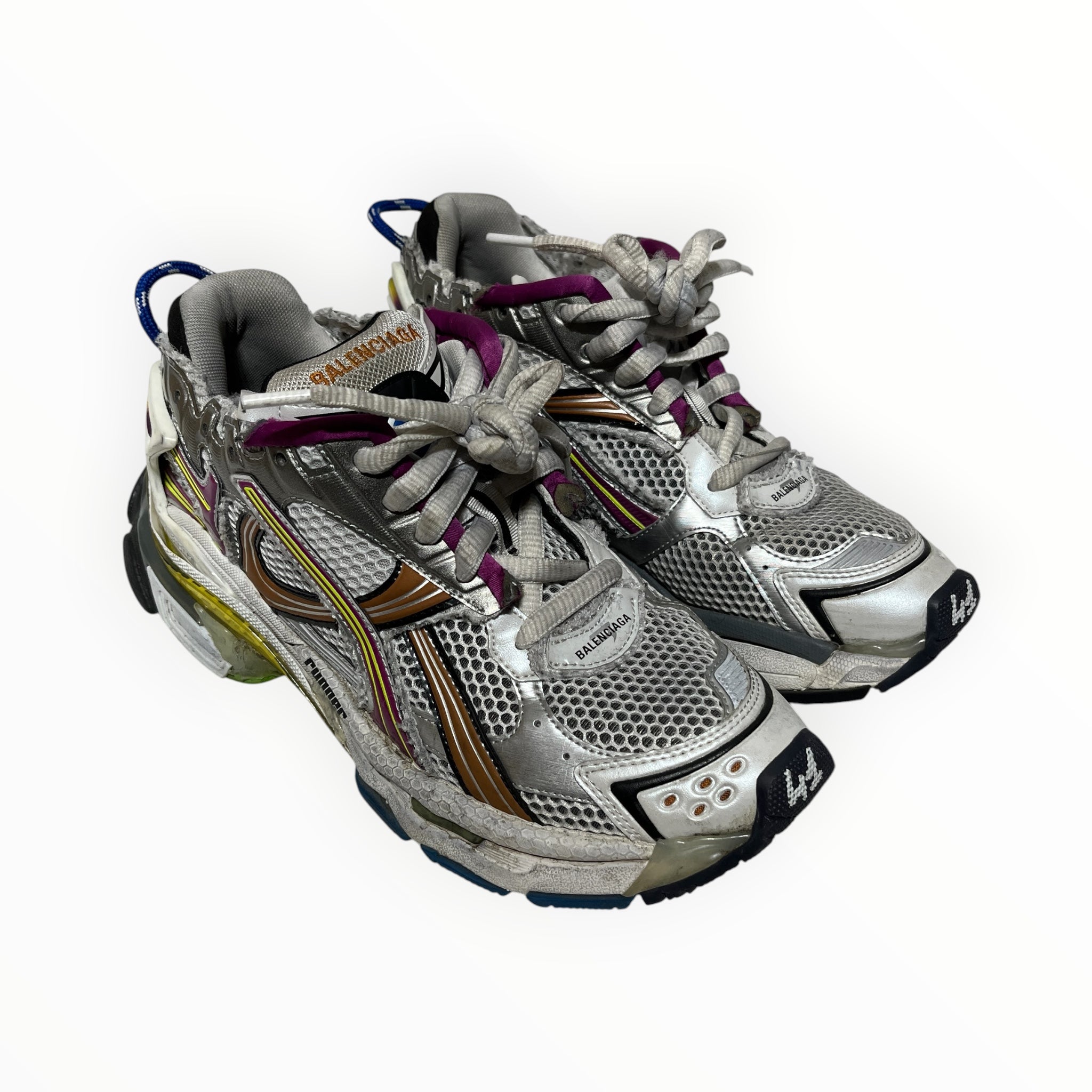 BALENCIAGA/Low-Sneakers/US 8/Cotton/MLT/MULTI COLOR RUNNER view 1