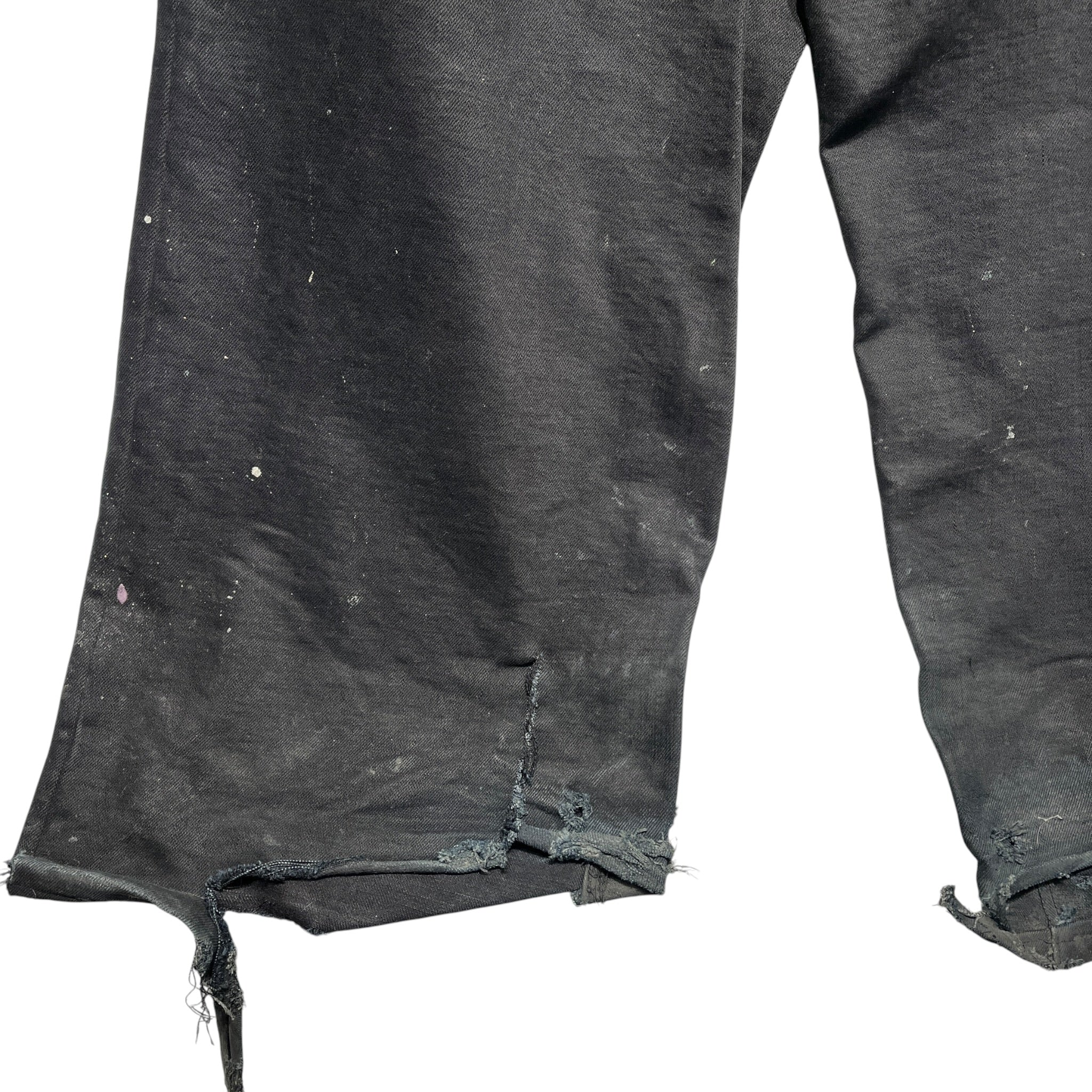 K-TWO STUDIOS/Pants/M/Denim/BLK/Button Fly/WIDE LEG/DISTRESSED view 7