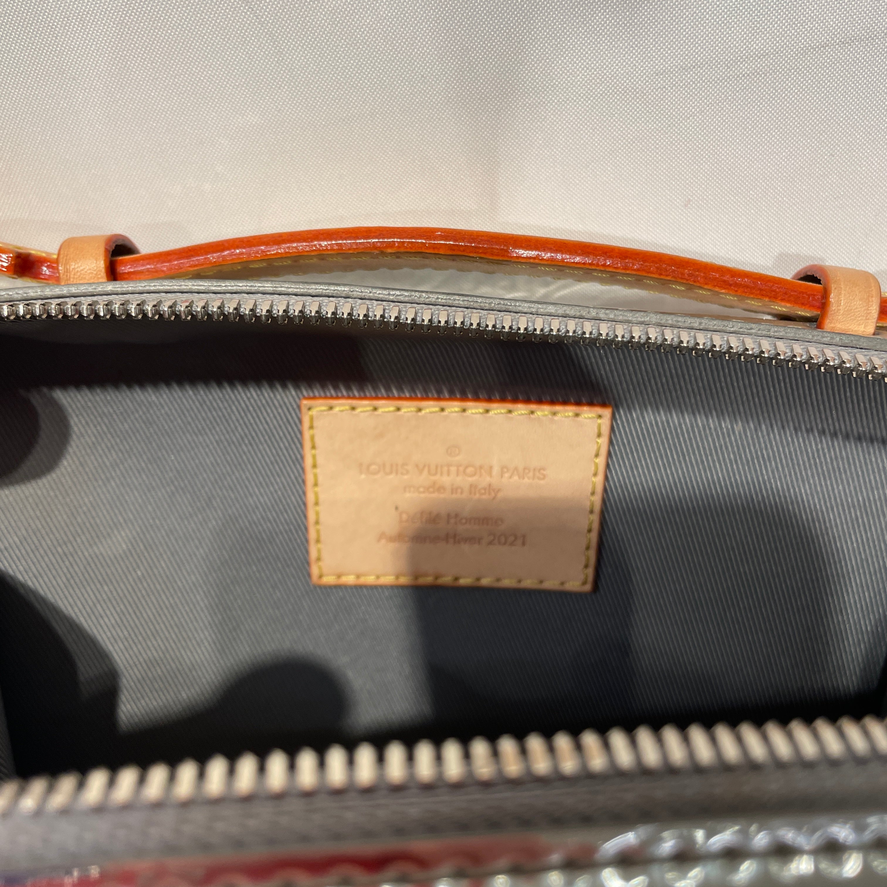 LOUIS VUITTON/Cross Body Bag/Monogram/Leather/SLV/MIRROR HANDLE SOFT TRUNK view 4
