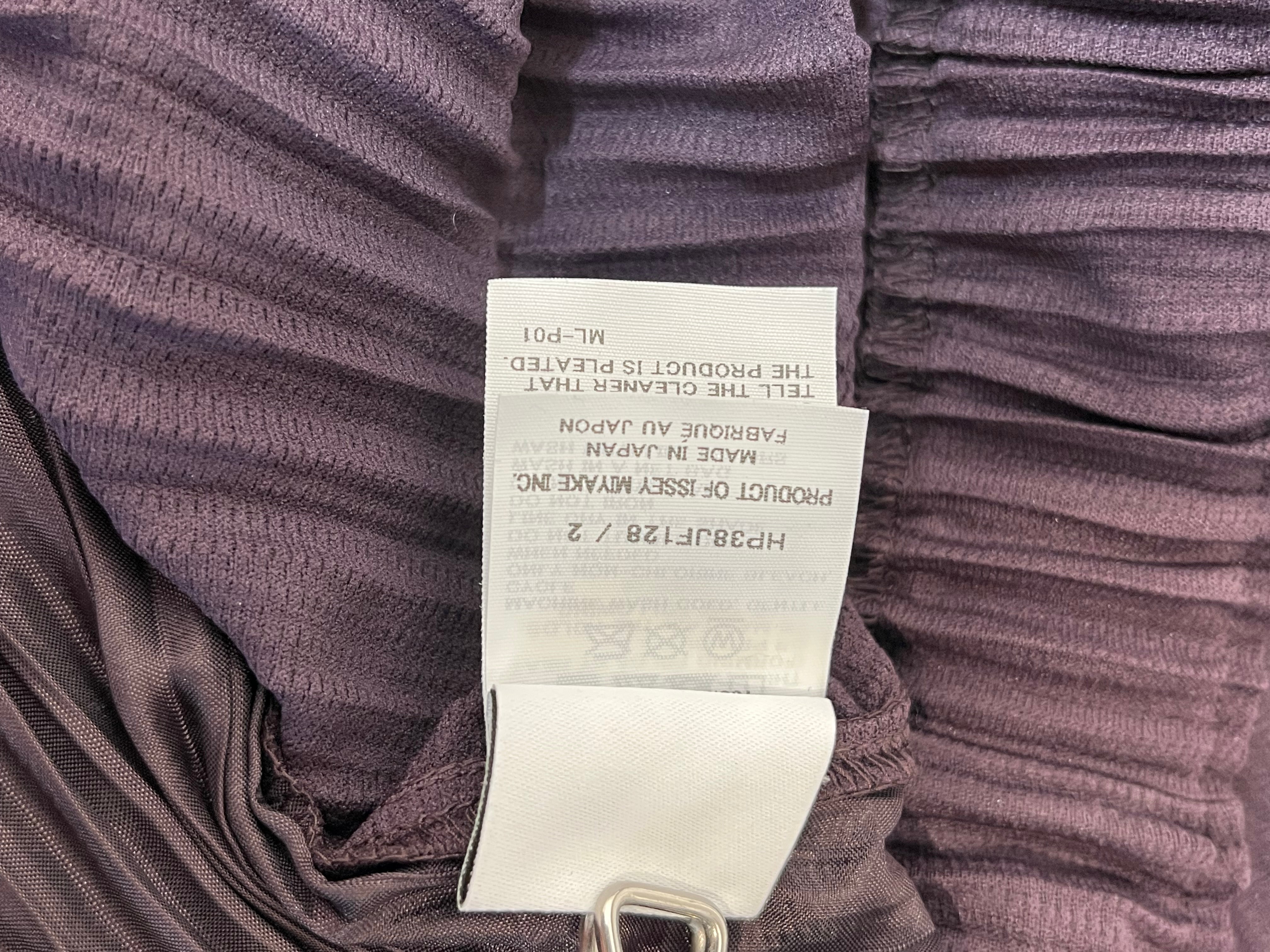 ISSEY MIYAKE/Pants/2/Polyester/PPL/PLEATED DRAW STRING WAIST view 4