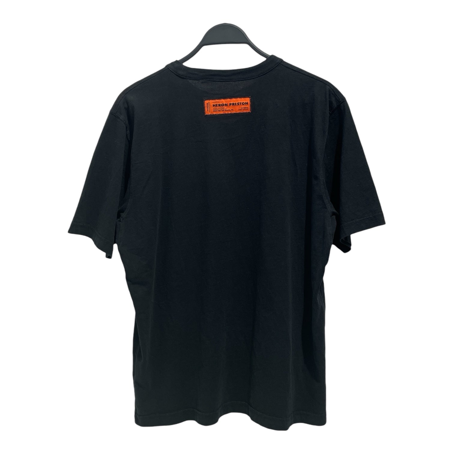 HERON PRESTON/T-Shirt/M/Cotton/BLK/Graphic/HERON view 2