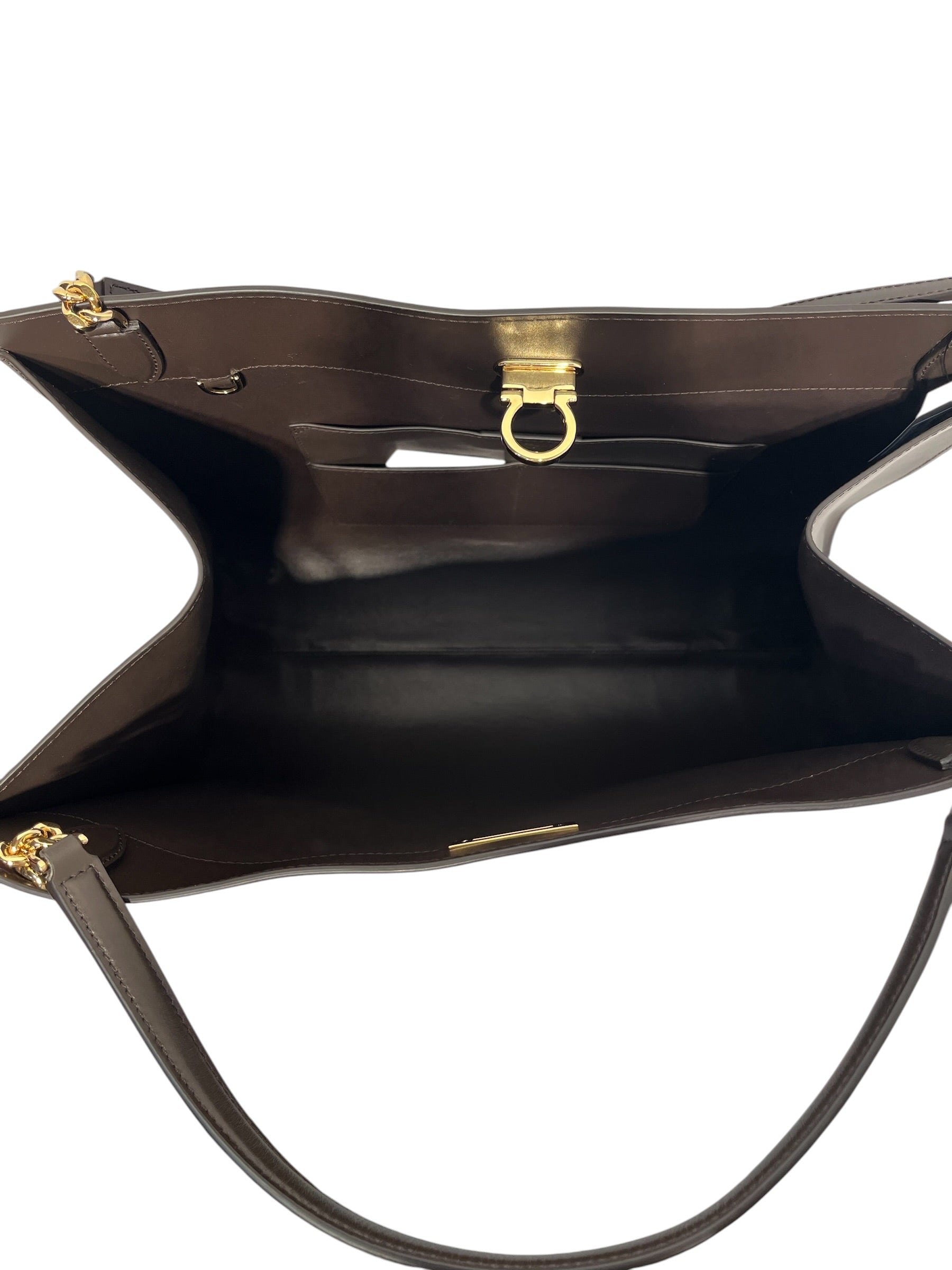Salvatore Ferragamo/Bag/Leather/BRD/TAFOLIO GANCINI TOTE view 6