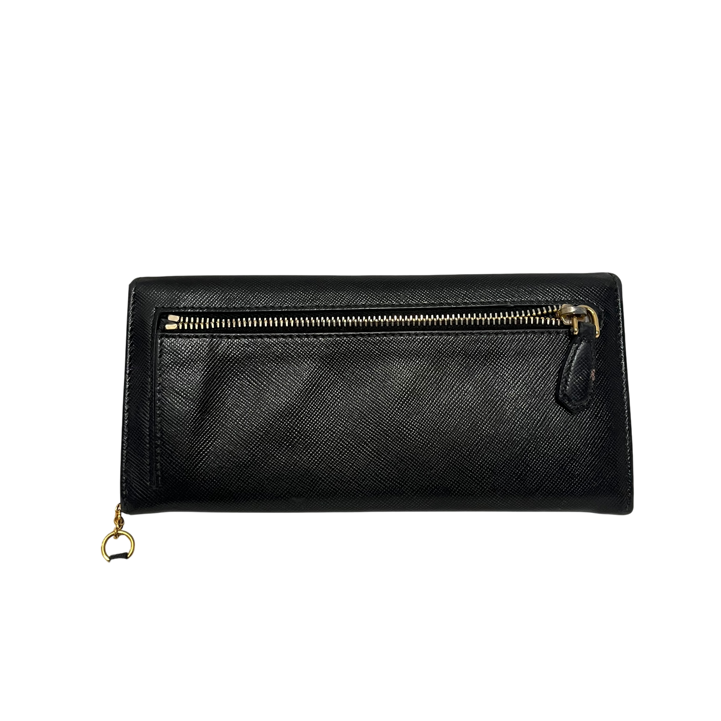 PRADA/Wallet/Leather/BLK/L's/+ cardholder view 5