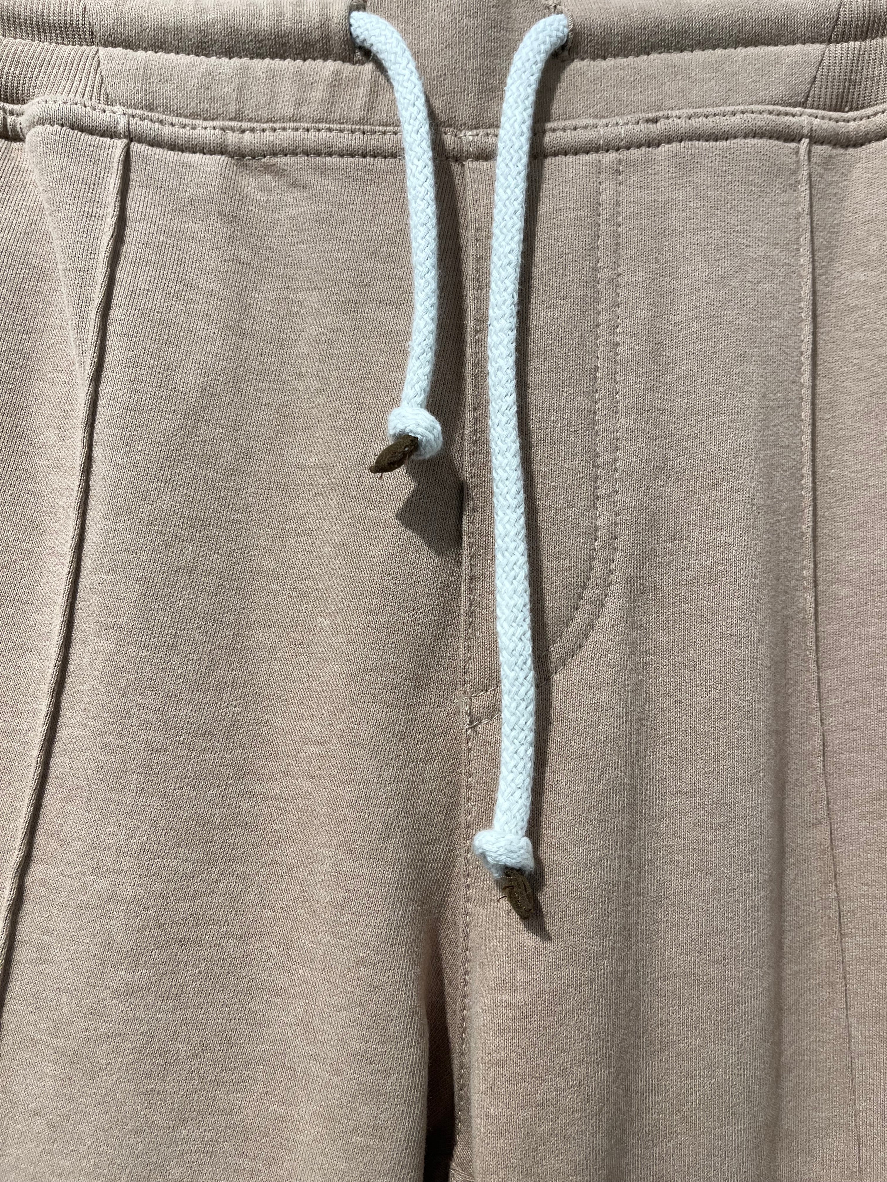 BRUNELLO CUCINELLI/Pants/S/Cotton/BEG/BEIGE SWEATPANTS view 4