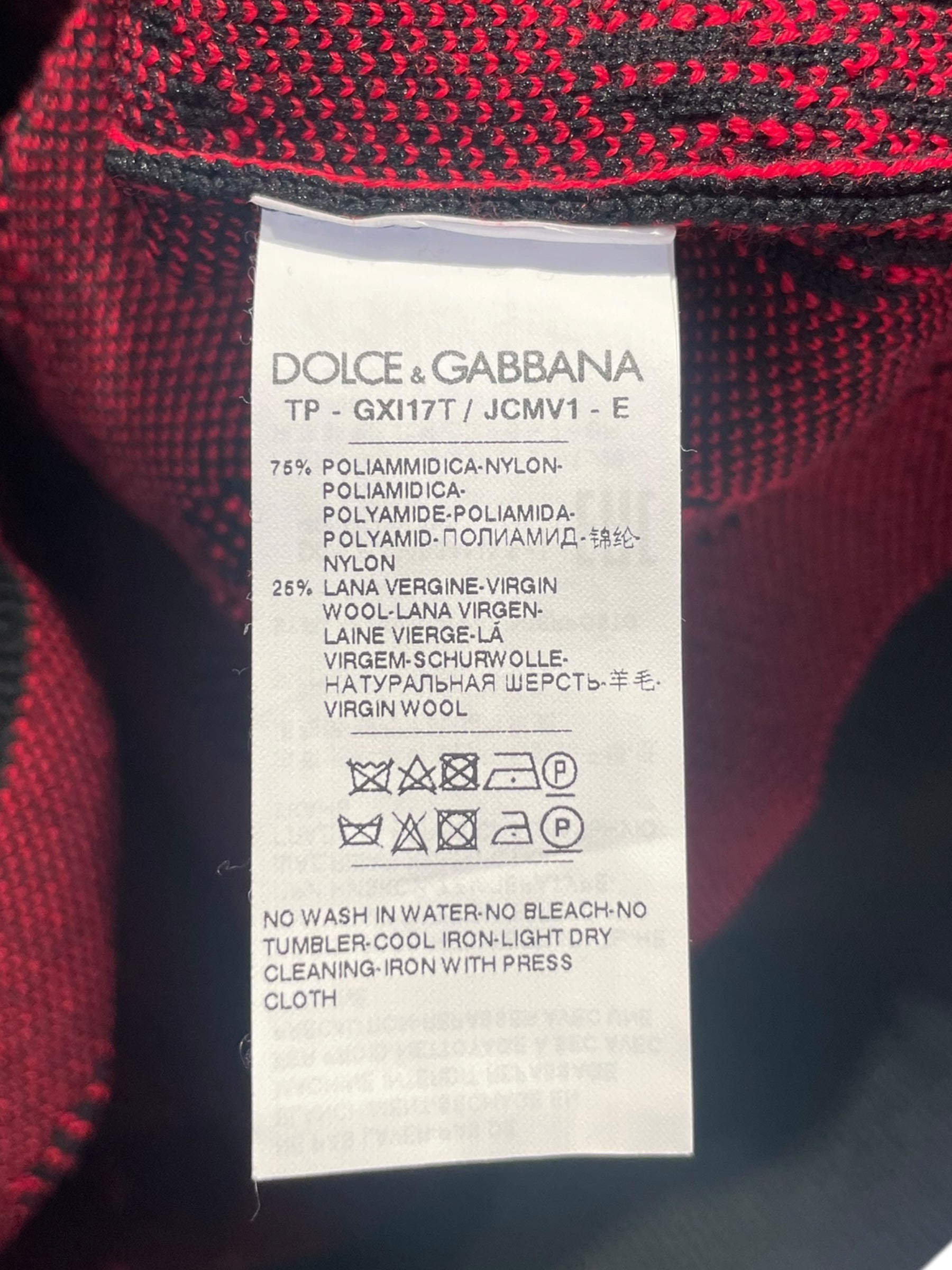 DOLCE&GABBANA/Sweater/S/BLK/Brand Logo view 4