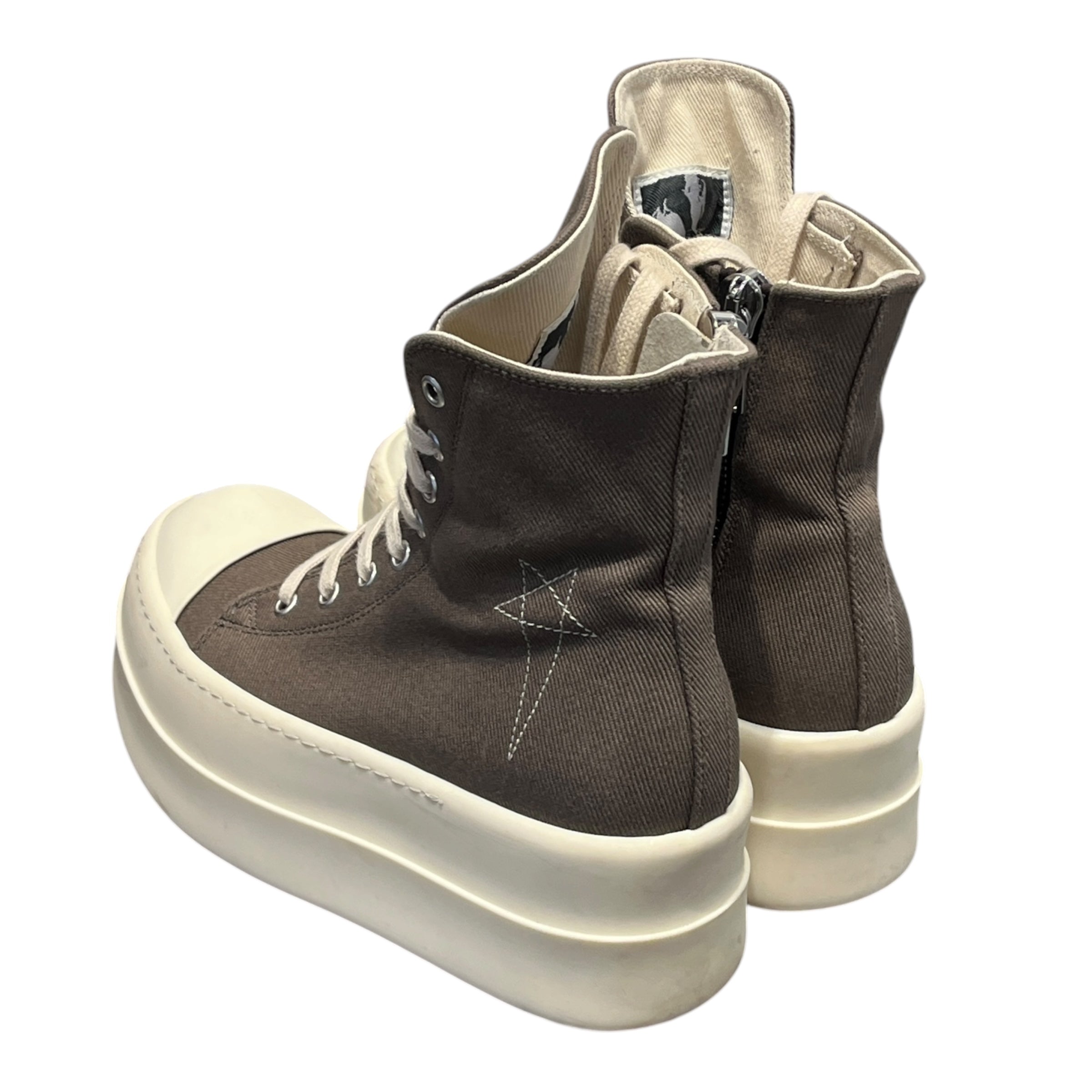 RICK OWENS DRKSHDW/Hi-Sneakers/EU 37.5/Cotton/GRY/Platform/MEGA BUMPER HIGH TOP view 2