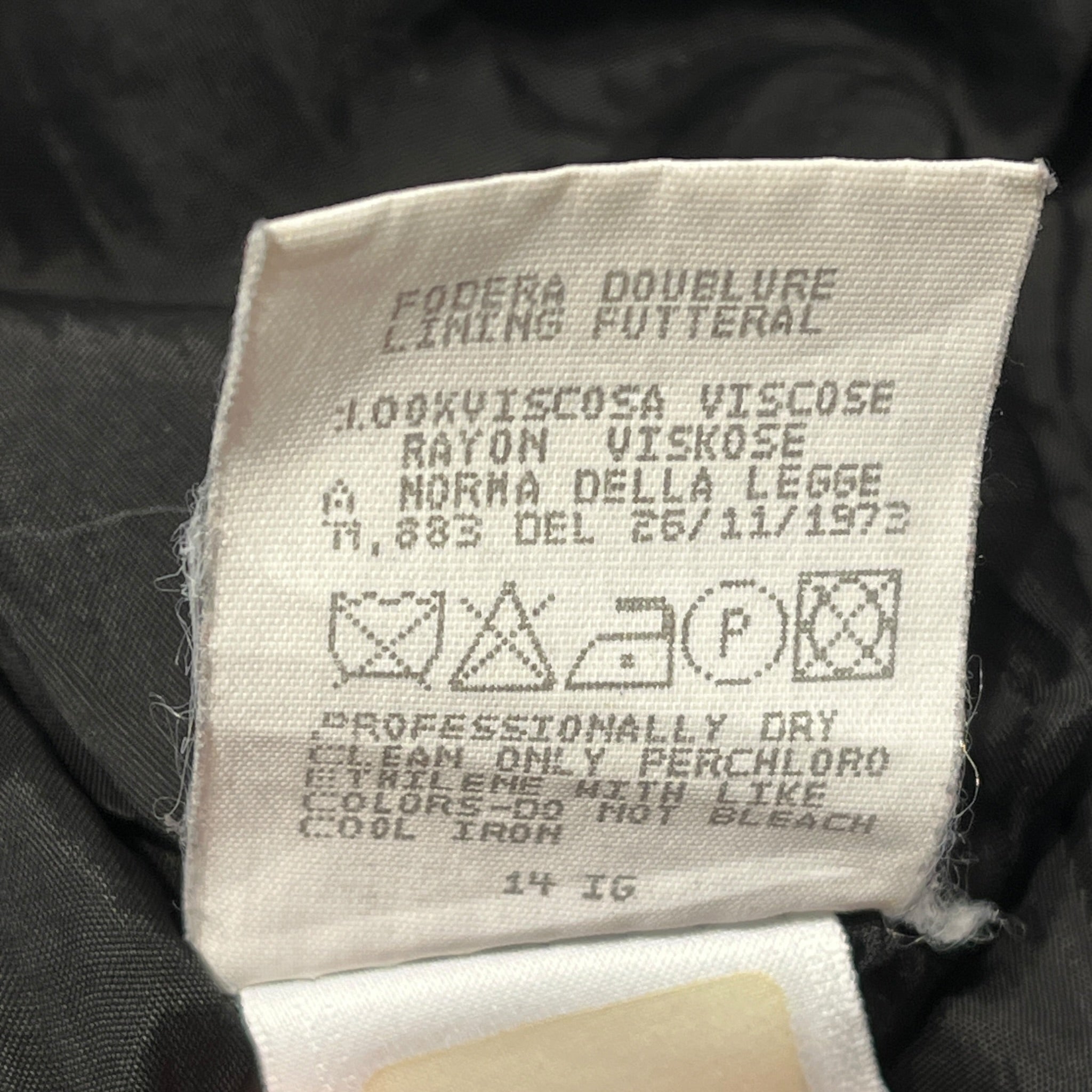 VERSUS VERSACE/Jacket/34/Polyester/BLK/LION EMBLEM ZIPPER/CANVAS view 5