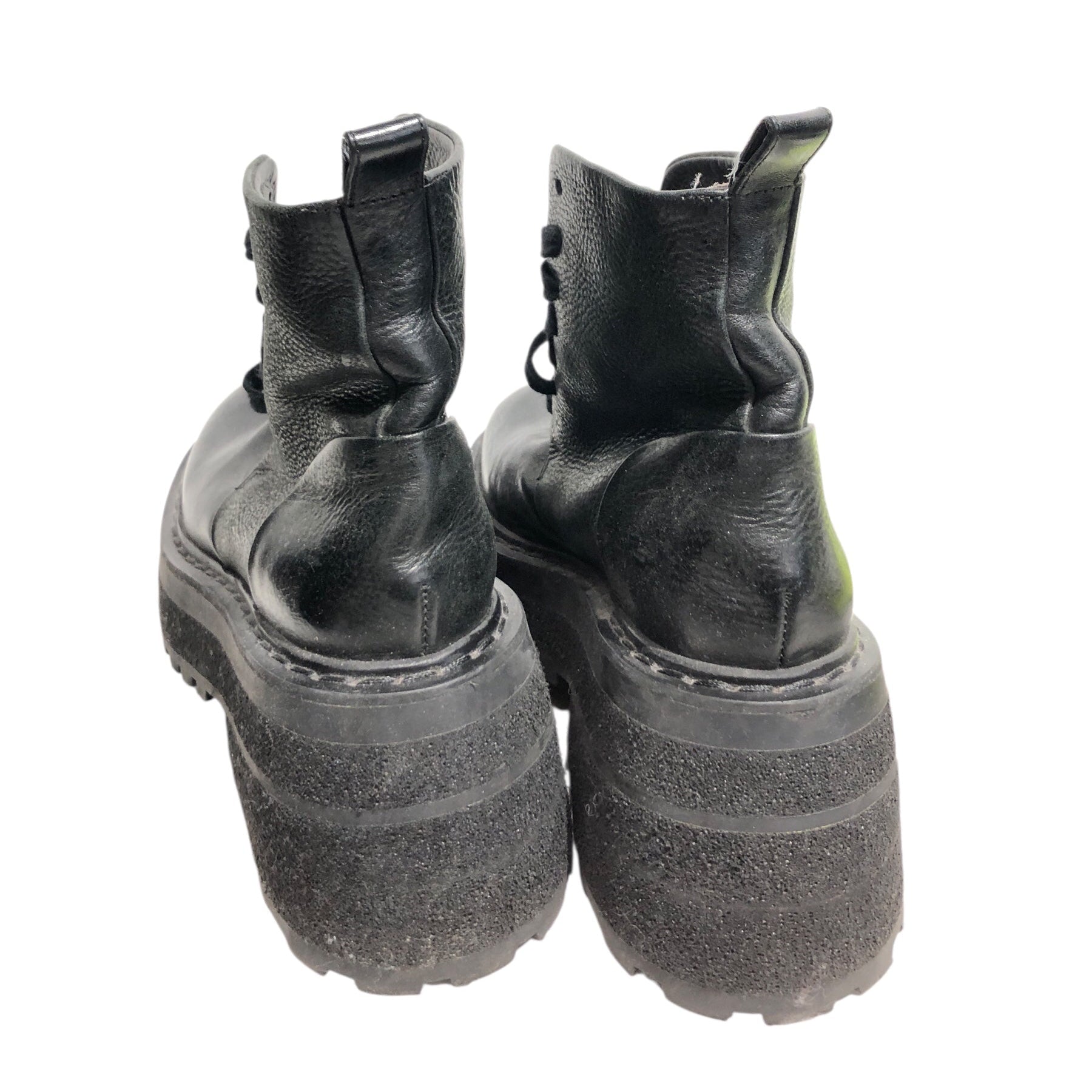 Marsell/Lace Up Boots/EU 37/Leather/BLK/Lug-Sole Chunky Sole view 2