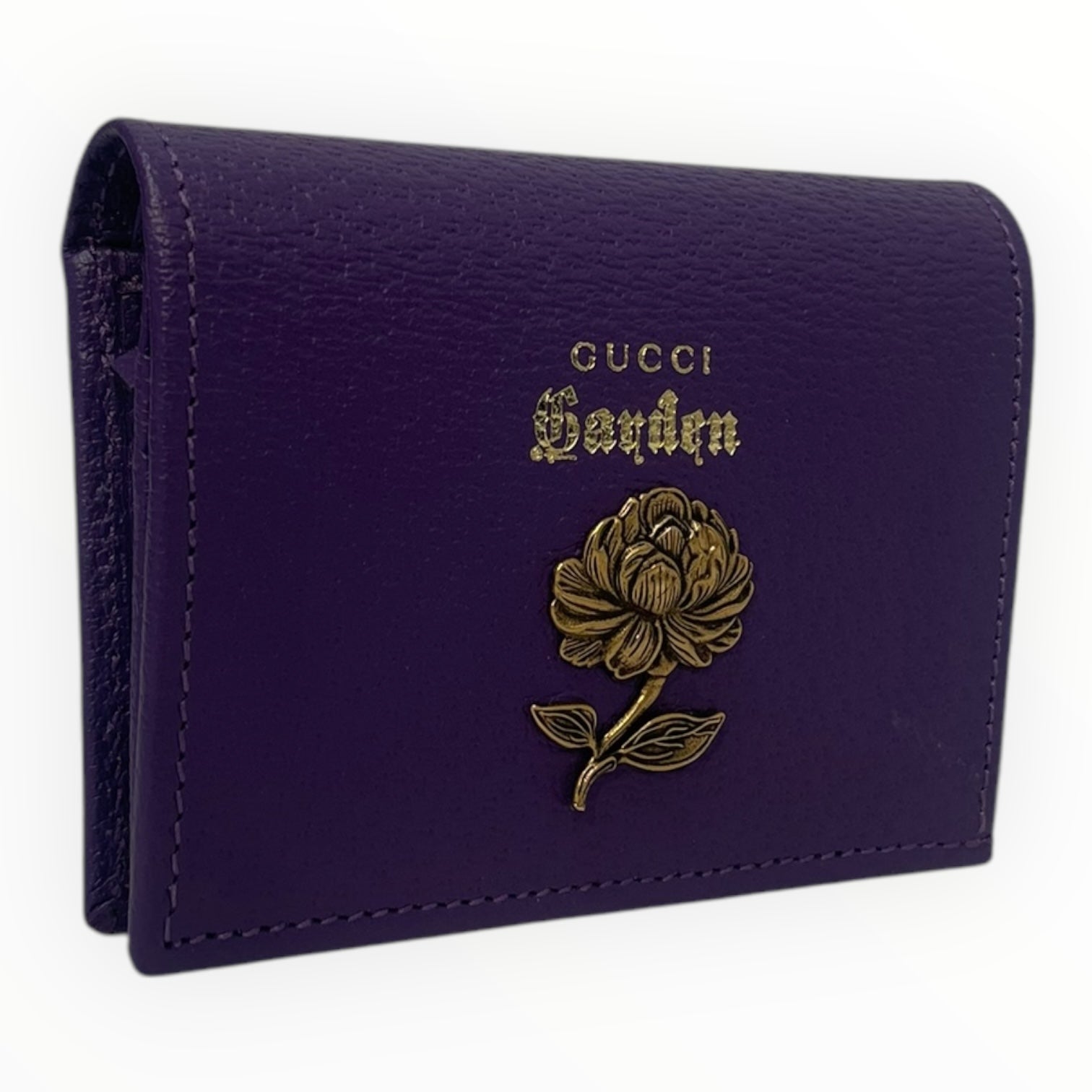 GUCCI/Bifold Wallet/Leather/PPL/Garden view 6