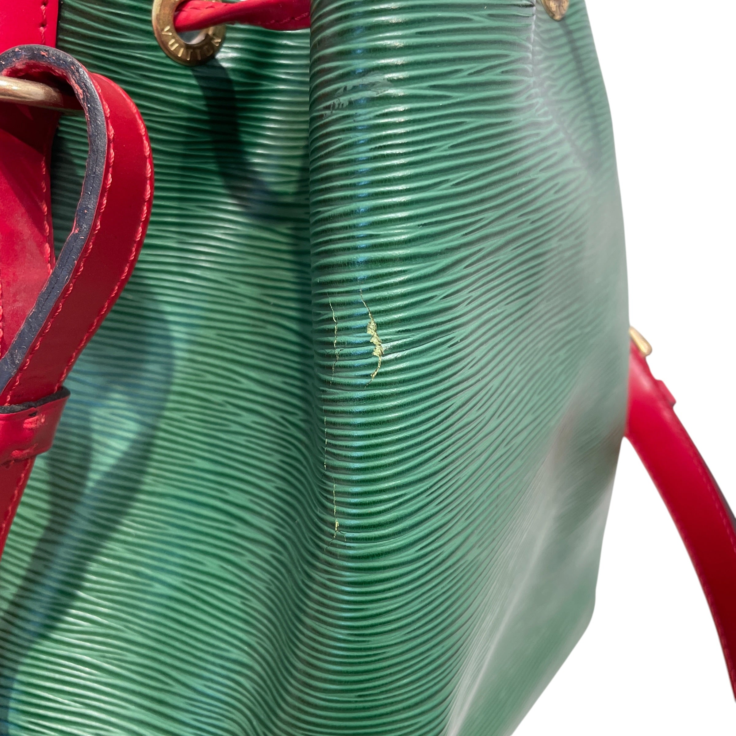 LOUIS VUITTON/Cross Body Bag/Leather/GRN/Epi Petit Noe Shoulder Bag view 6