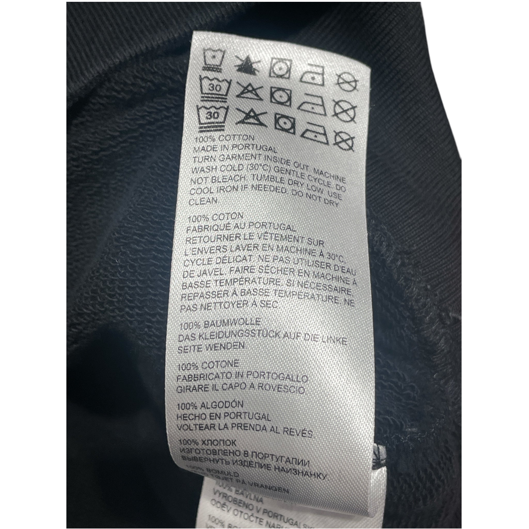 CANADA GOOSE/Hoodie/S/Cotton/BLK/PULL OVER HOODE PLAIN /BLK view 4