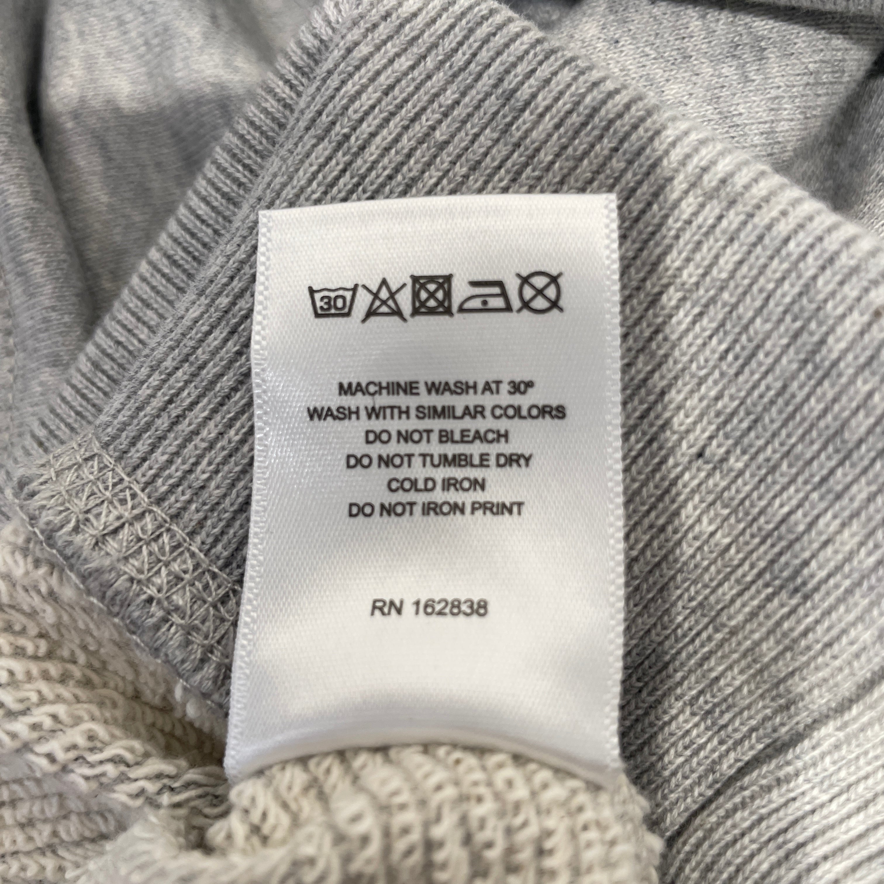 DENIM TEARS/Sweater/XXL/Cotton/GRY/Oversize/ view 3