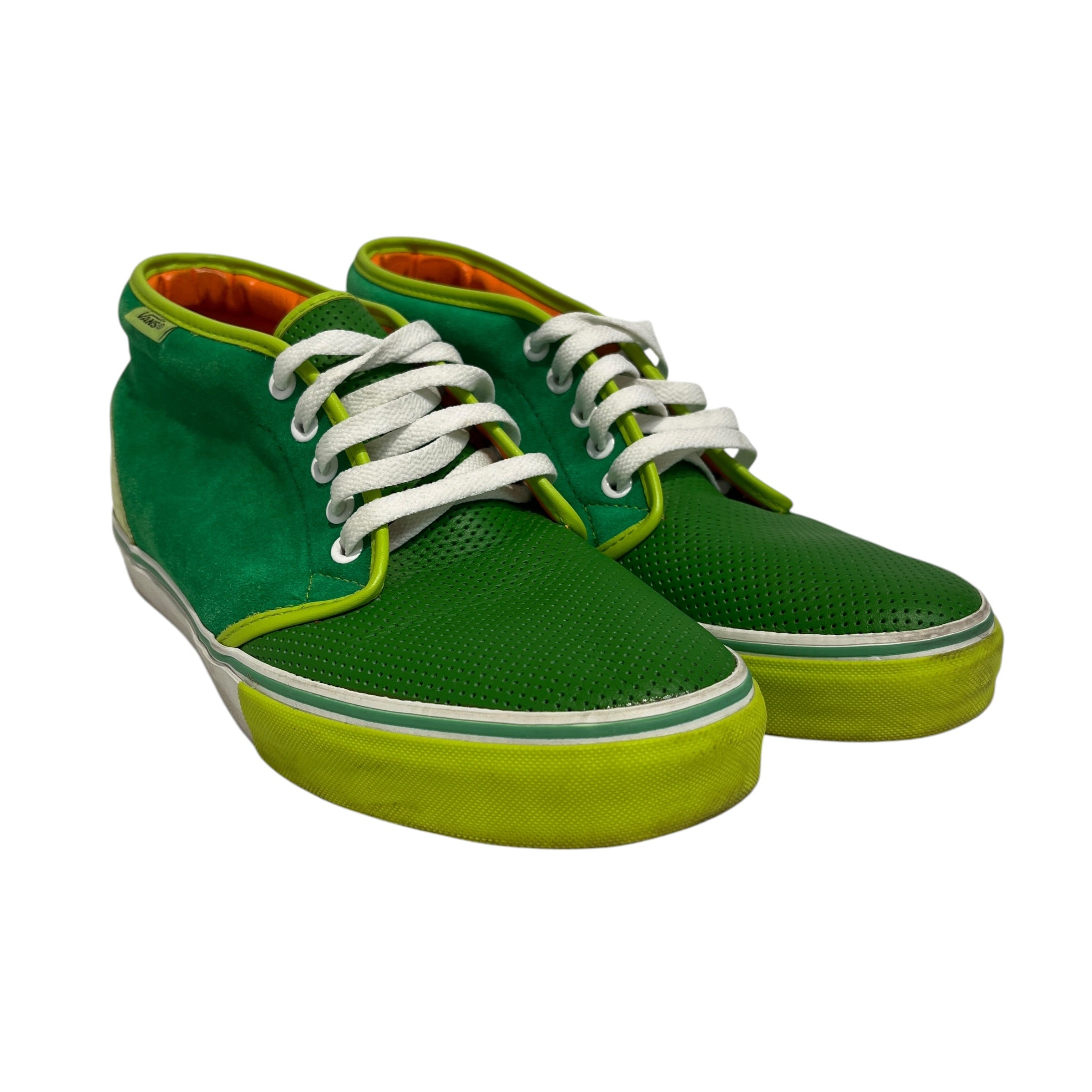 VANS/Low-Sneakers/US 10.5/Cotton/GRN/Kicks/HI On Insole view 1