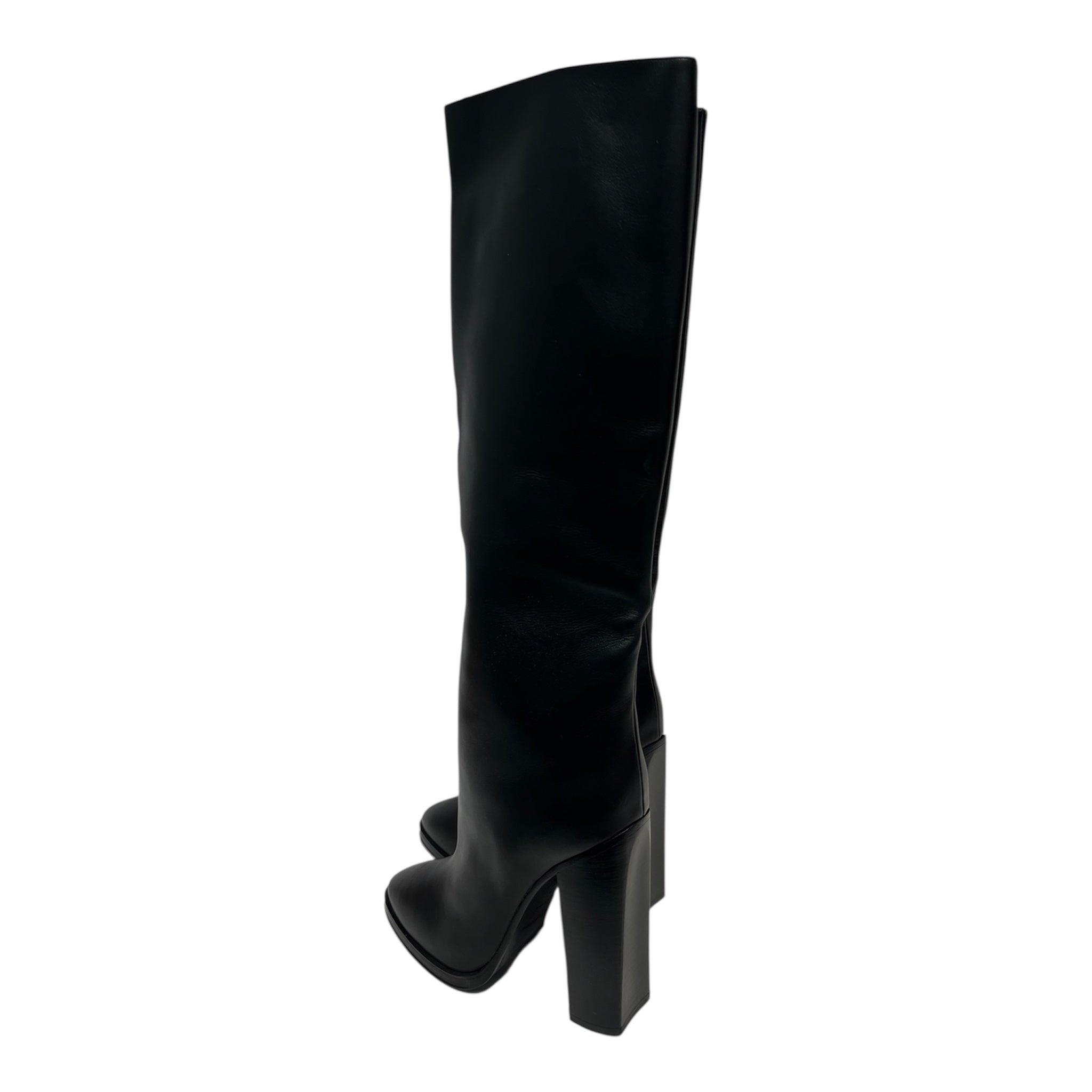 SAINT LAURENT/Long Boots/EU 42/Leather/BLK/673861 view 2