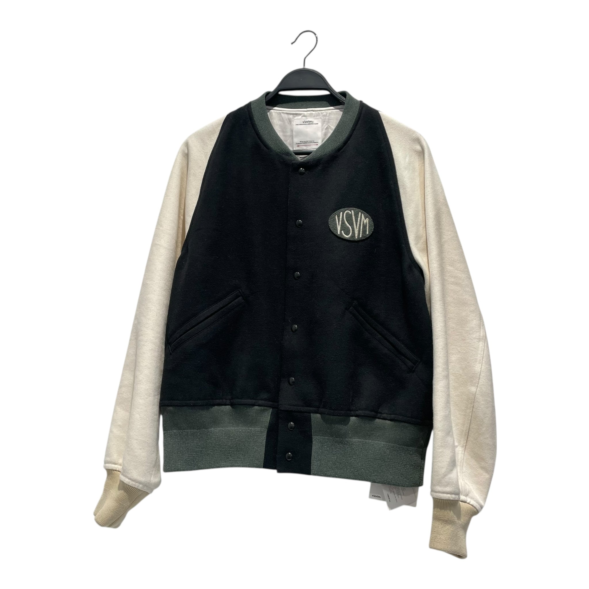 visvim/Jacket/3/Cotton/BLK/Varsity Jacket VSVM Patch view 1