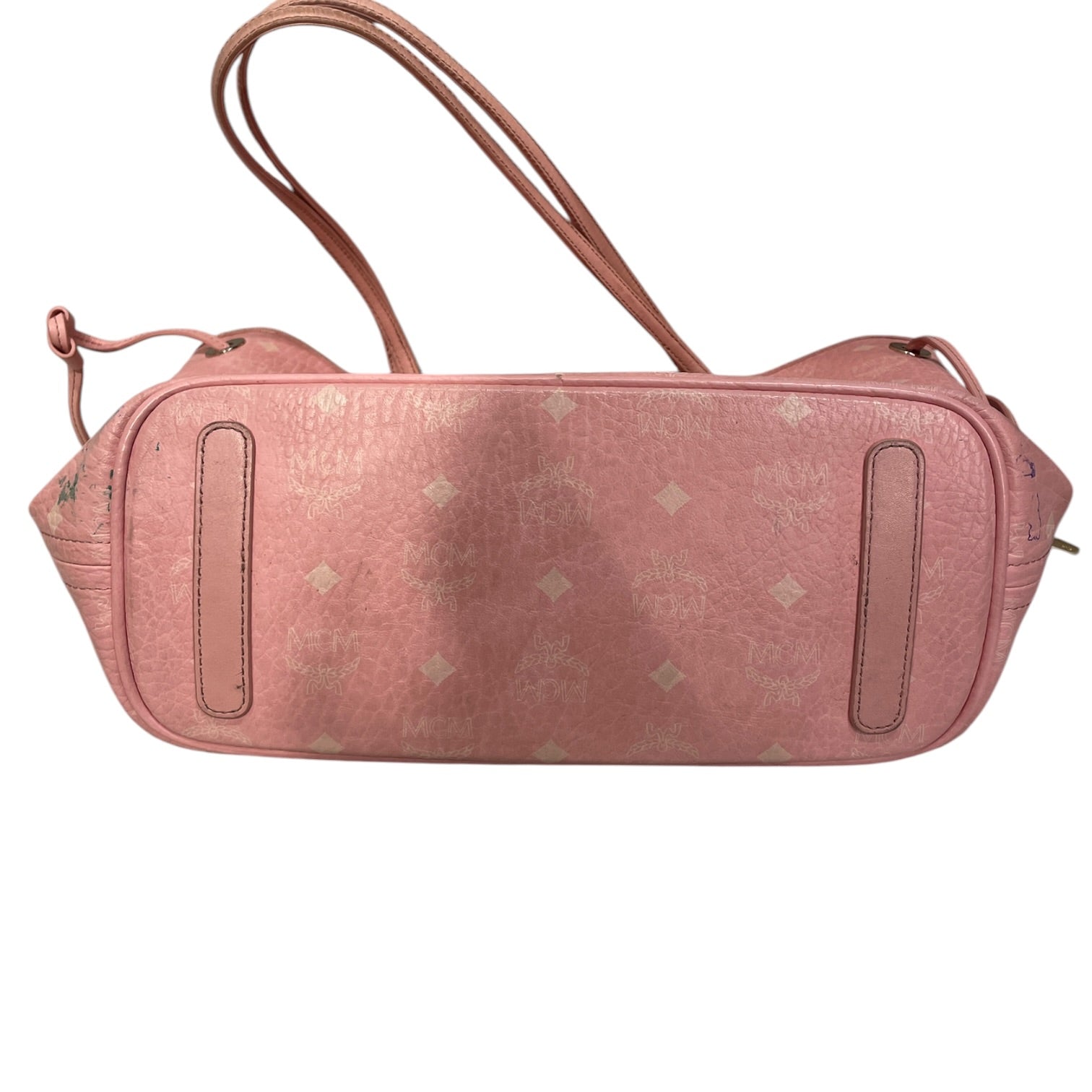 MCM/Bag/Monogram/Leather/PNK/LIZ SHOPPER IN VISETOS view 3