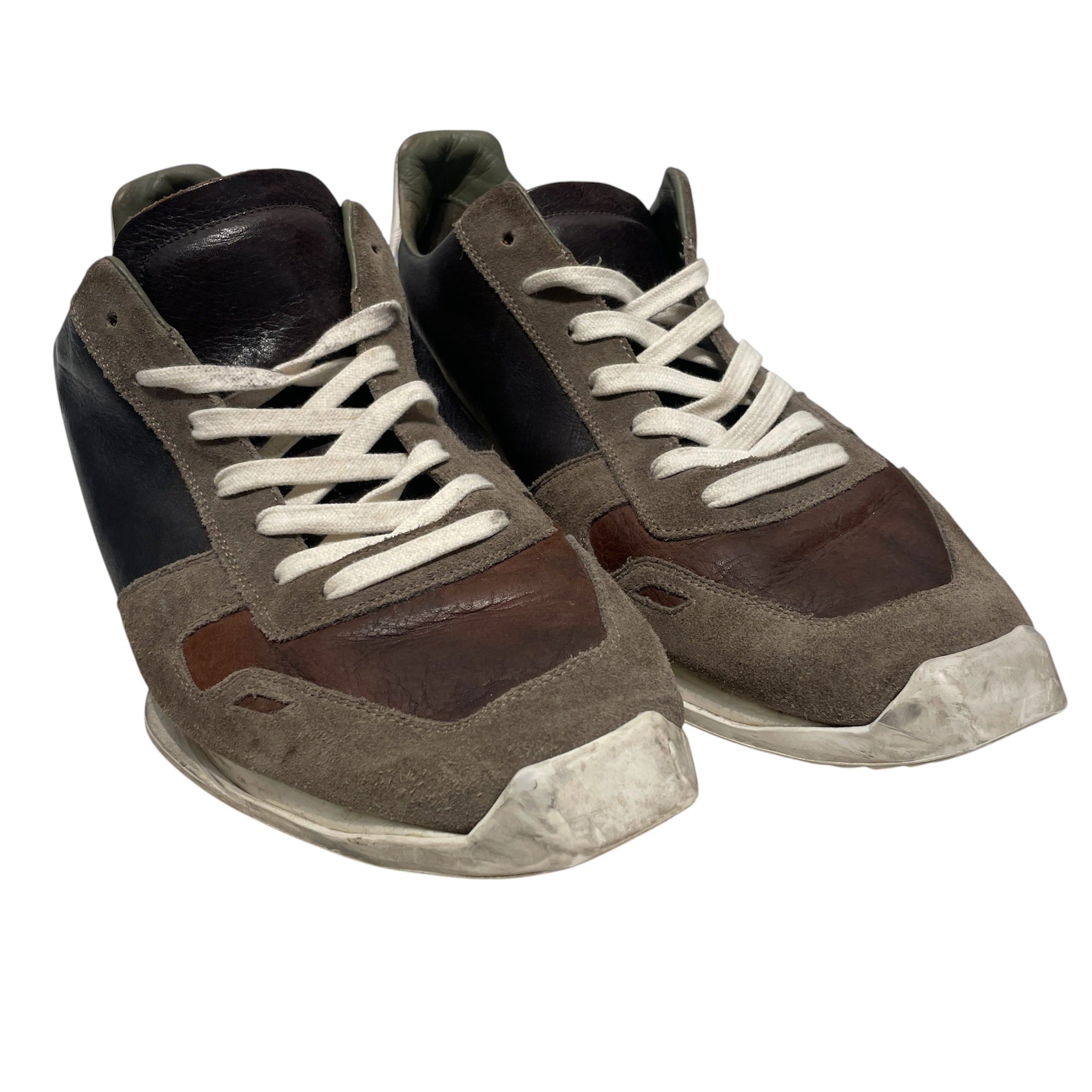Rick Owens/Low-Sneakers/EU 44/Acrylic/BRW/ view 1