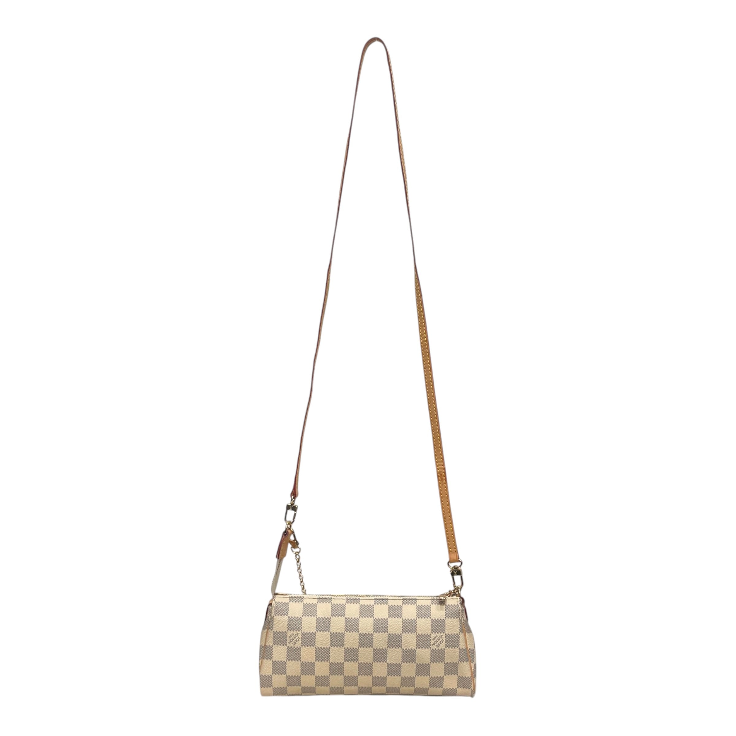 LOUIS VUITTON/Hand Bag/Glen Check/Leather/WHT/DAMIER AZUR EVA view 2