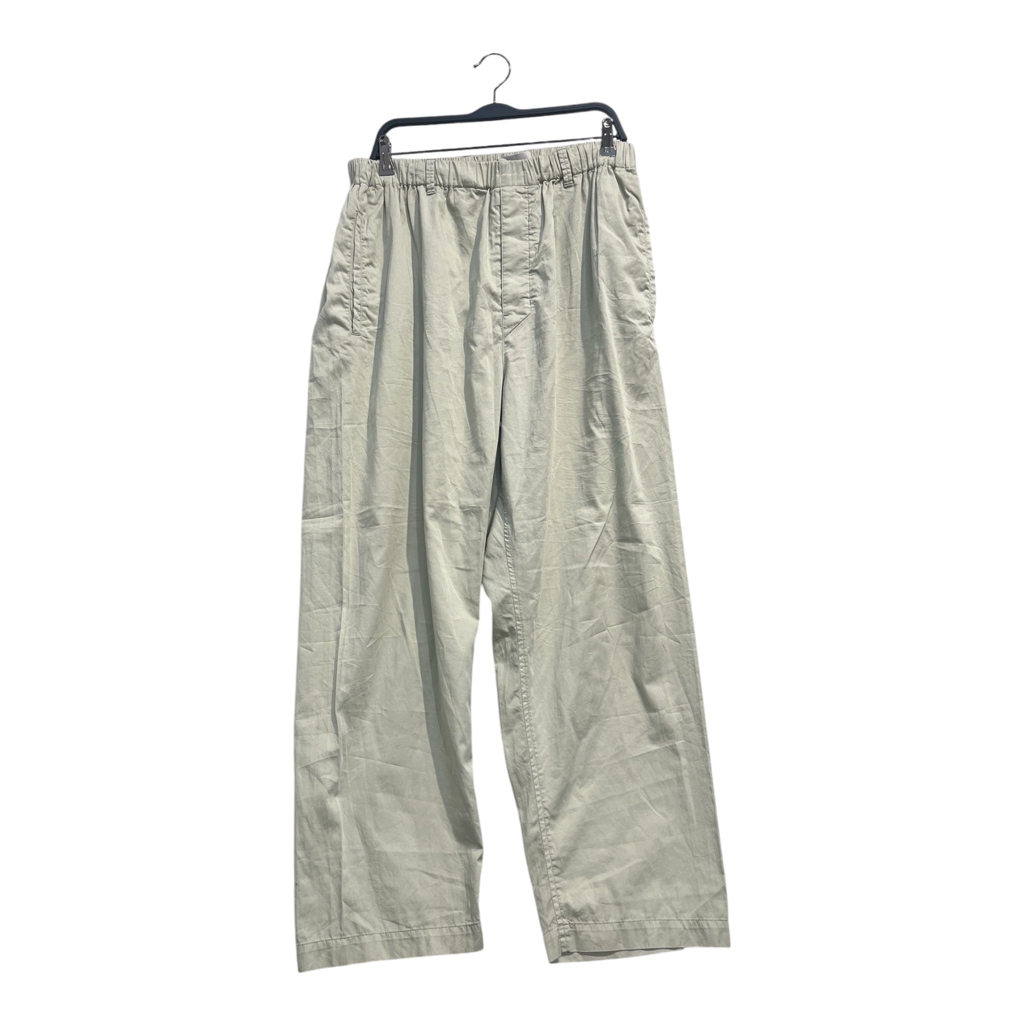 LEMAIRE/Pants/XL/Cotton/KHK/very wide leg with elastic top view 1