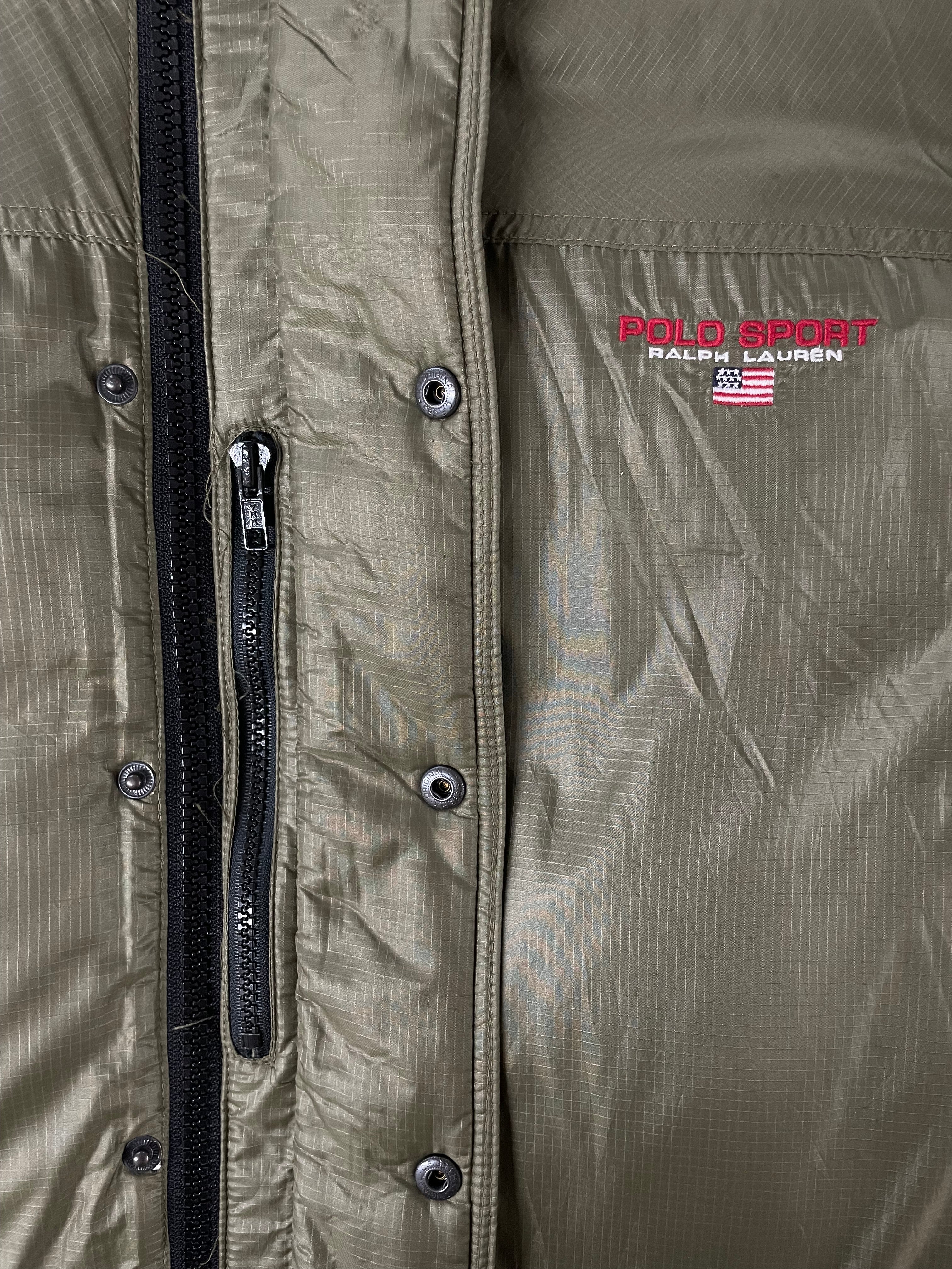 POLO SPORT/Coat/XL/Nylon/KHK/Big Silhouette/USA FLAG COAT - F004 view 5