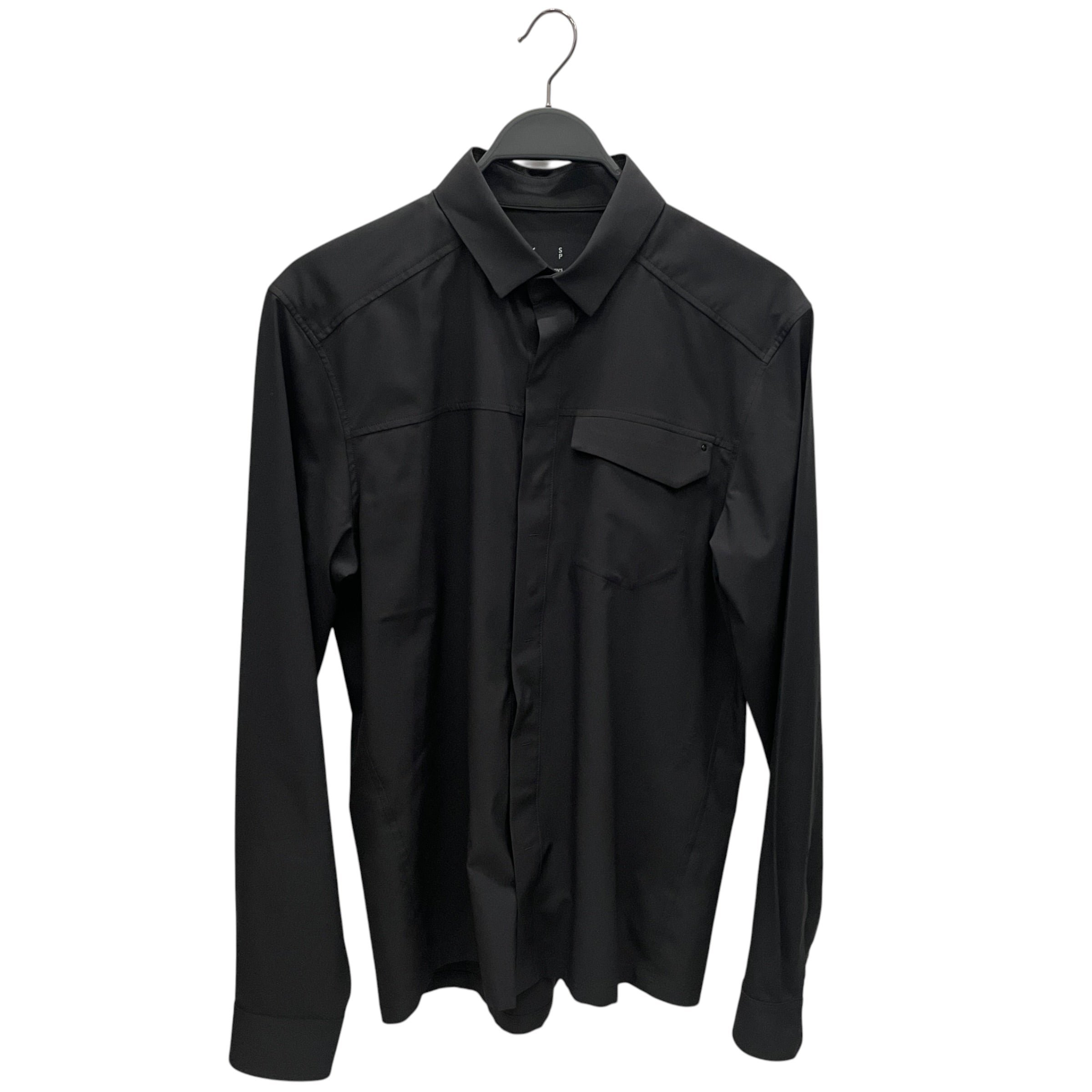 ARC'TERYX VEILANCE/LS Shirt/S/Cotton/BLK/ view 1