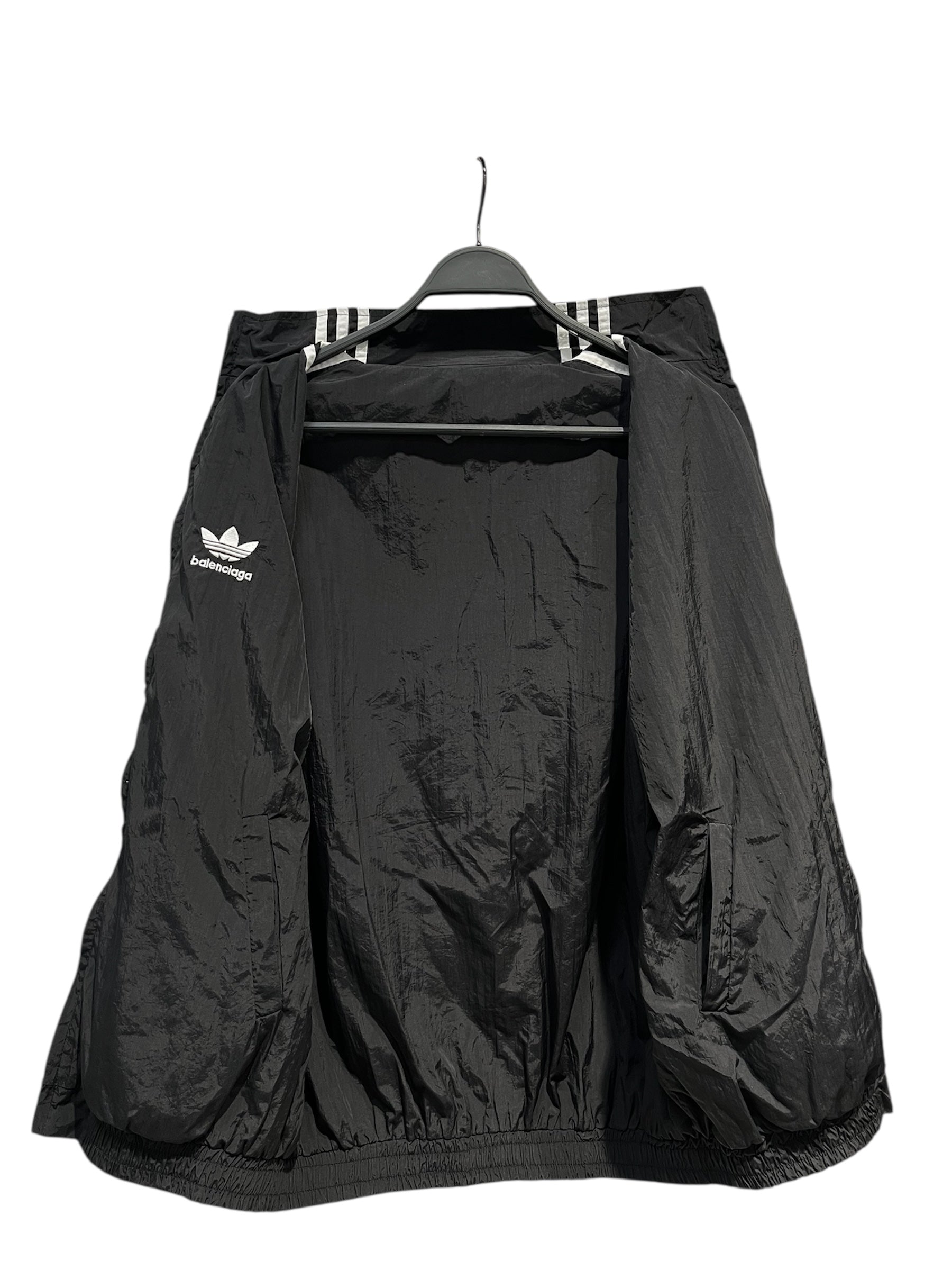 BALENCIAGA/adidas/Windbreaker/M/Nylon/GRN/Single Breasted/Stripe/Reverseible view 4