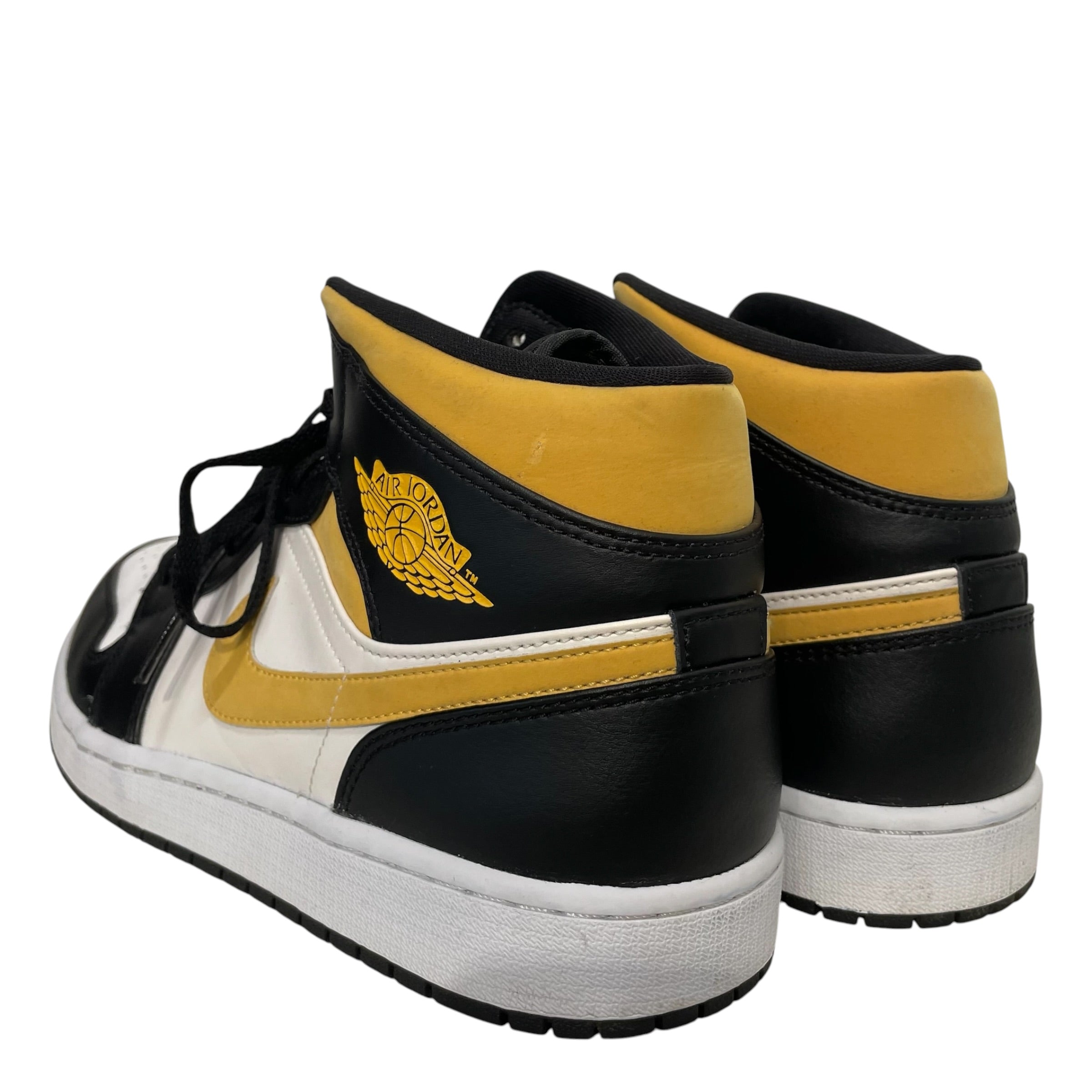 NIKE/Low-Sneakers/US 12/Leather/GLD/AIR JORDAN 1 MID view 2