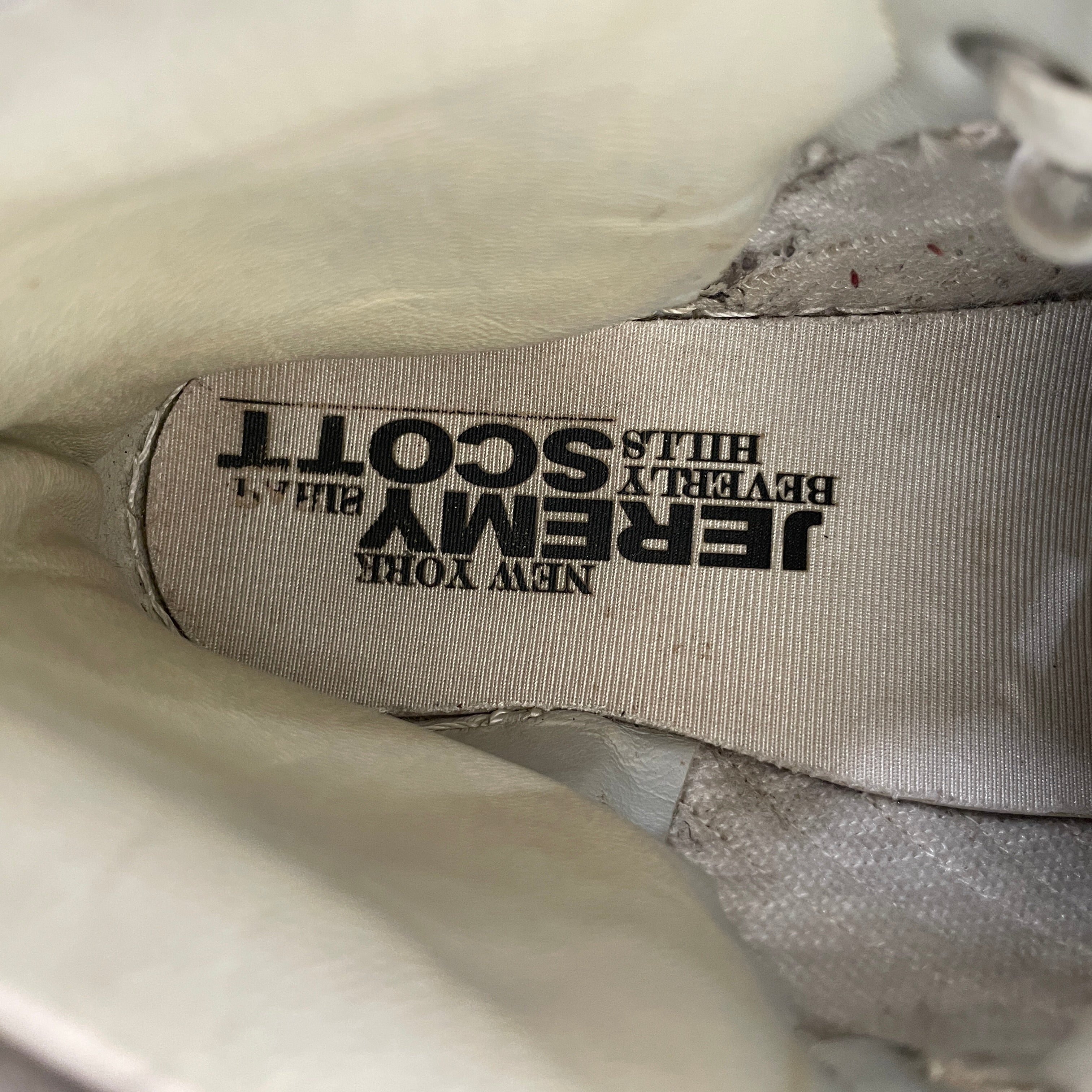 adidas/Hi-Sneakers/US 7.5/Leather/GRY/marble wings view 4