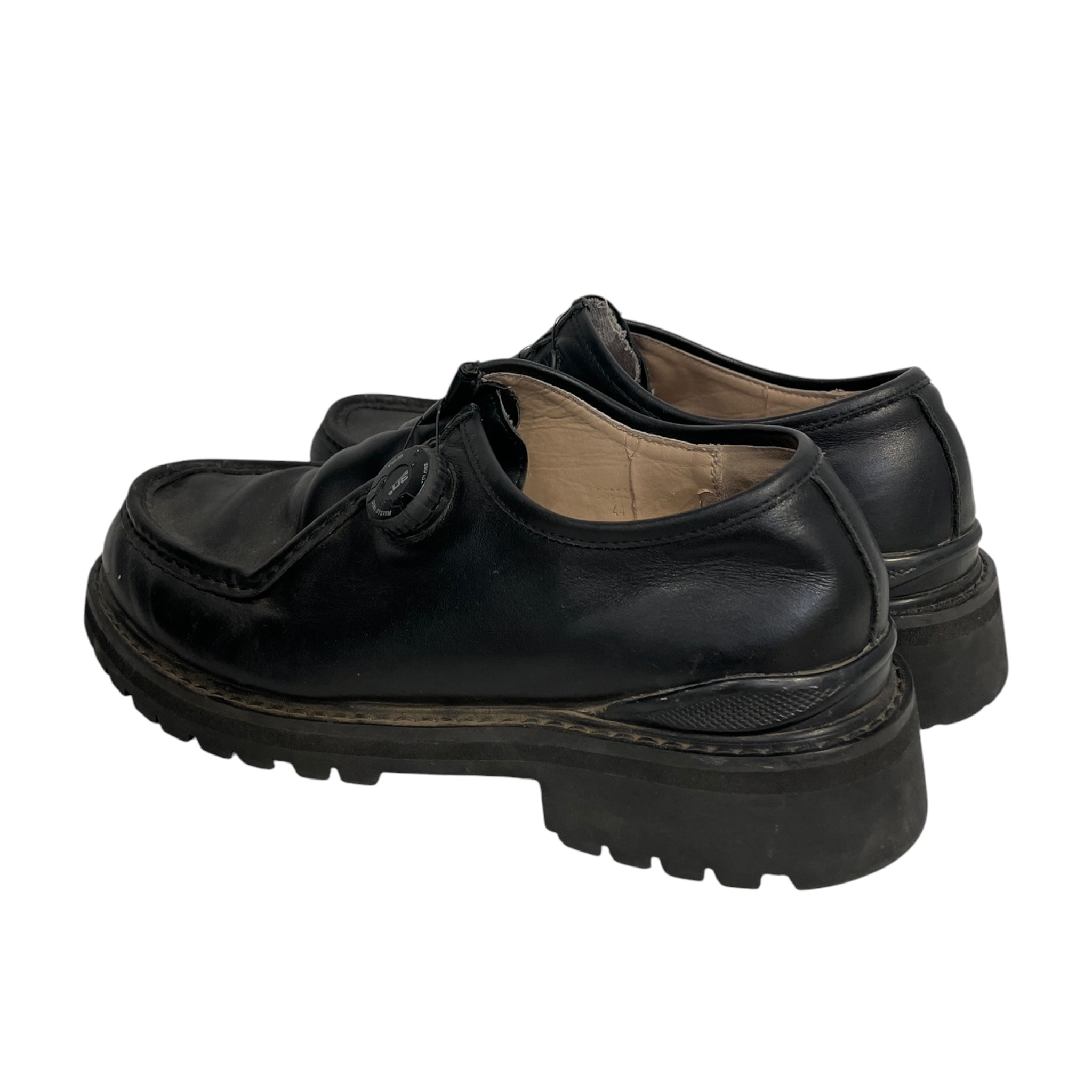 NOBRAND/Loafers/US 11/Leather/BLK/VIBRAM BOTTOM DIAL STRAP view 2