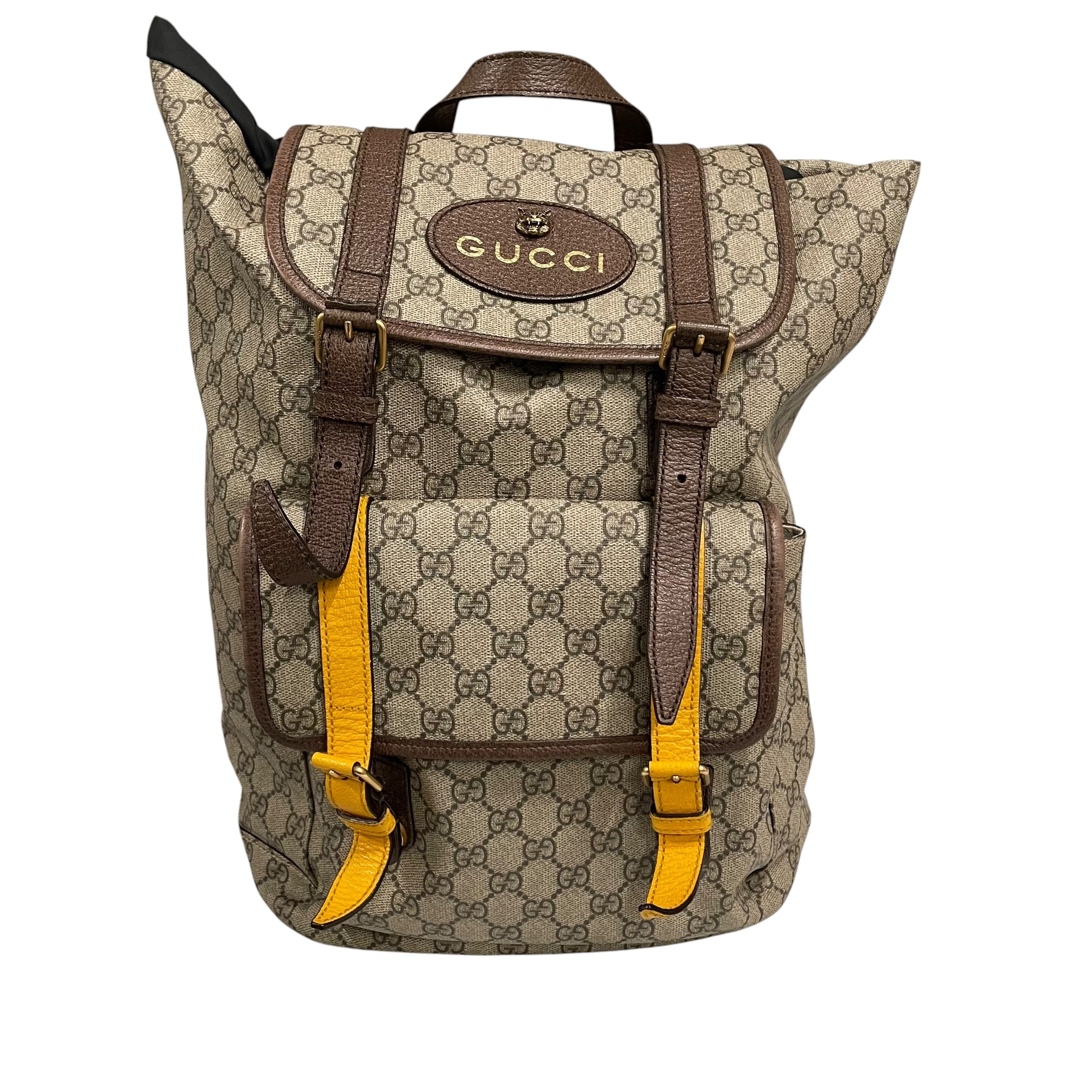 GUCCI/Backpack/Monogram/Leather/KHK/SOFT GG SUPREME 478869 view 1