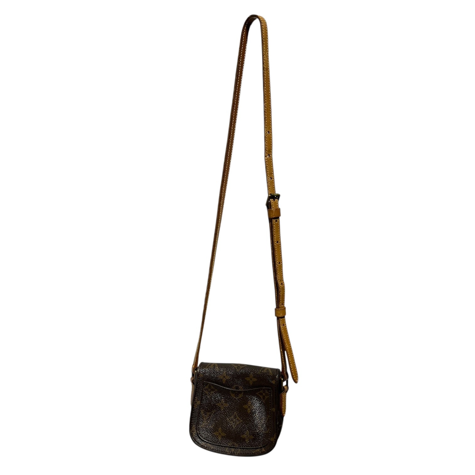 LOUIS VUITTON/Cross Body Bag/Monogram/Leather/BRW/VINTAGE POUCH view 2