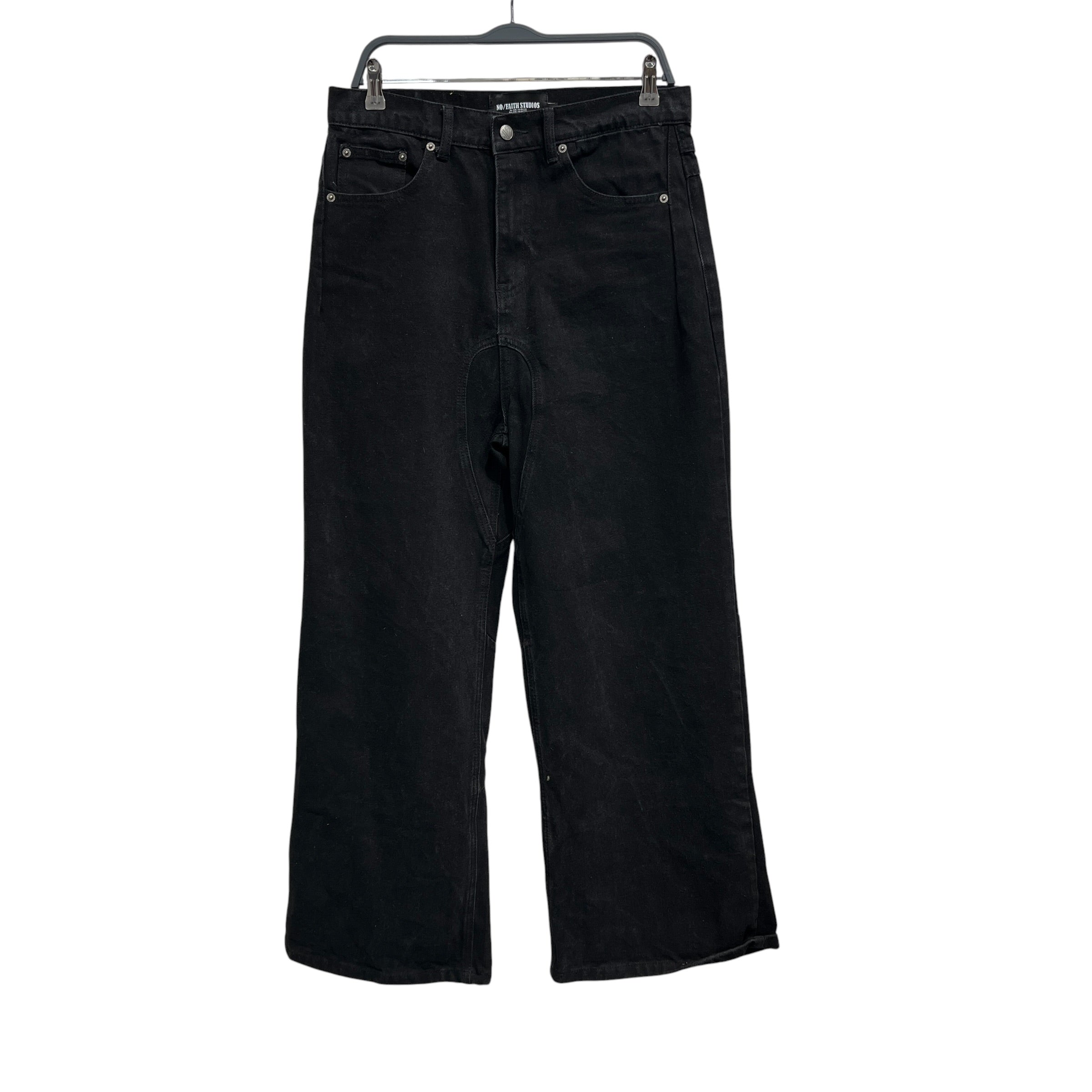 NO/FAITH STUDIOS/Pants/M/Denim/BLK/Wide Leg view 1