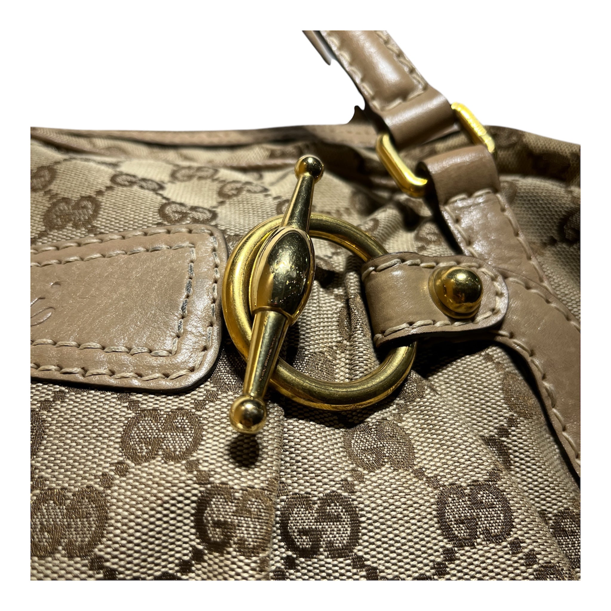 GUCCI/Hand Bag/All Over Print/Cotton/CML/jockey boston bag view 10
