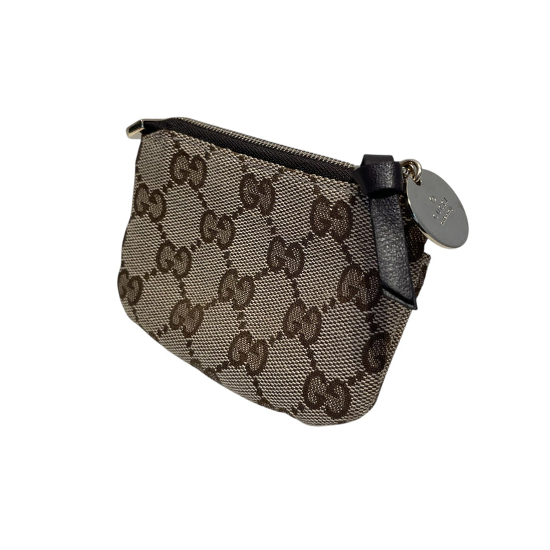 GUCCI/Pouch/Monogram/KHK/Oliver Pug GG Coin Purse