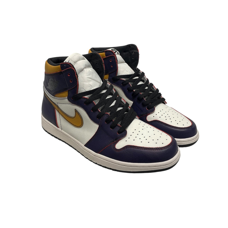 NIKE/Hi-Sneakers/US 12/Leather/NVY/Jordan 1 LA To Chi