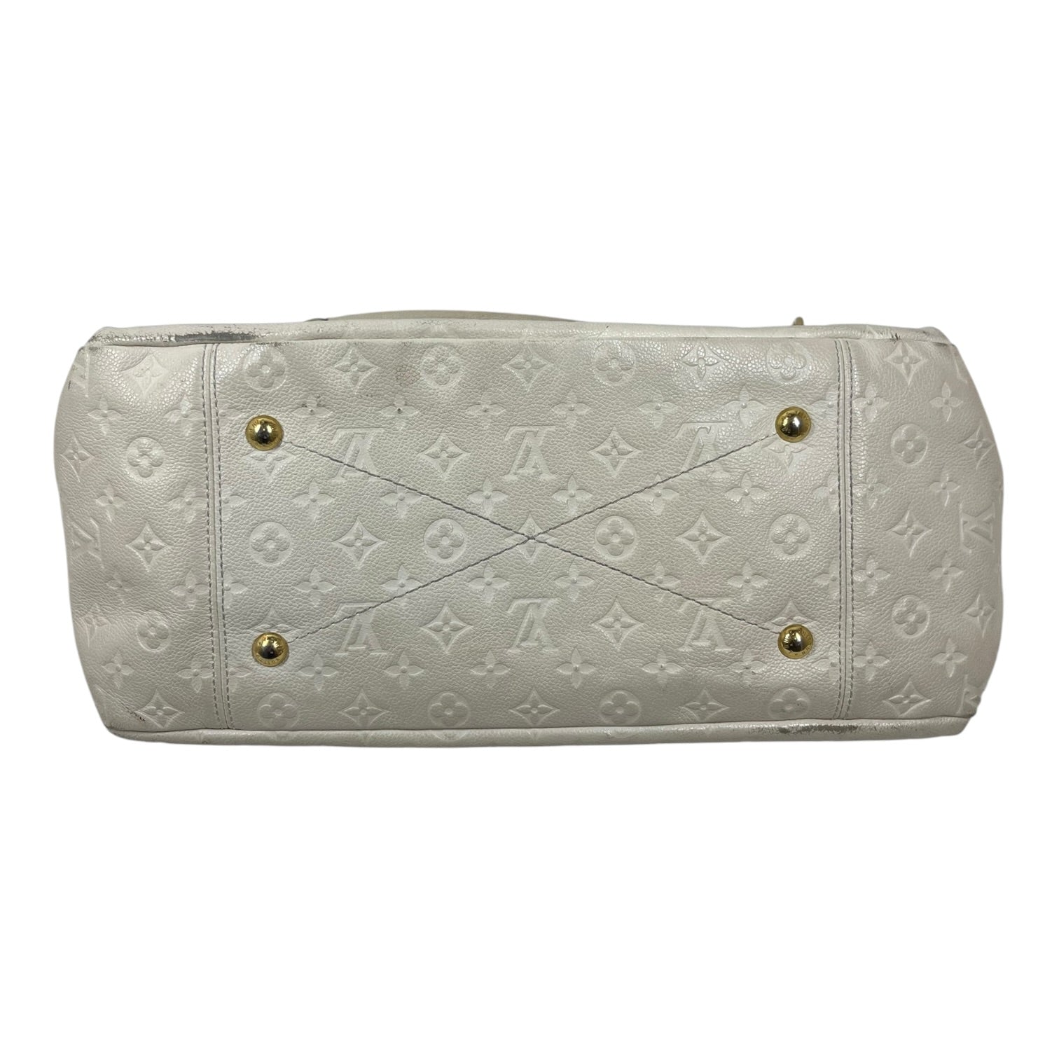 LOUIS VUITTON/Hand Bag/Leather/CRM/Artsy Monogram MM view 7