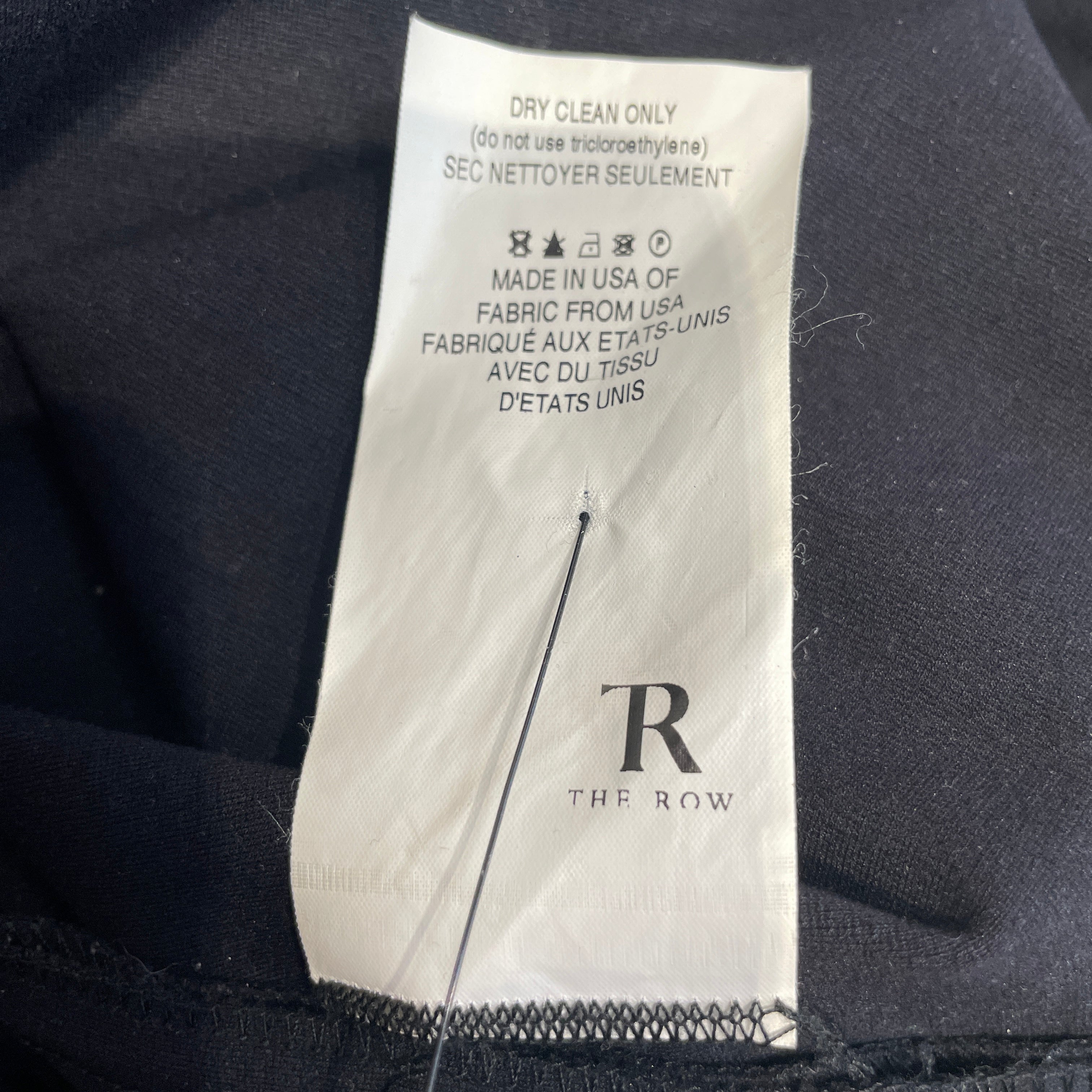 THE ROW/3|4S Dress/M/Cotton/BLK/BACK ZIP DRESS view 4