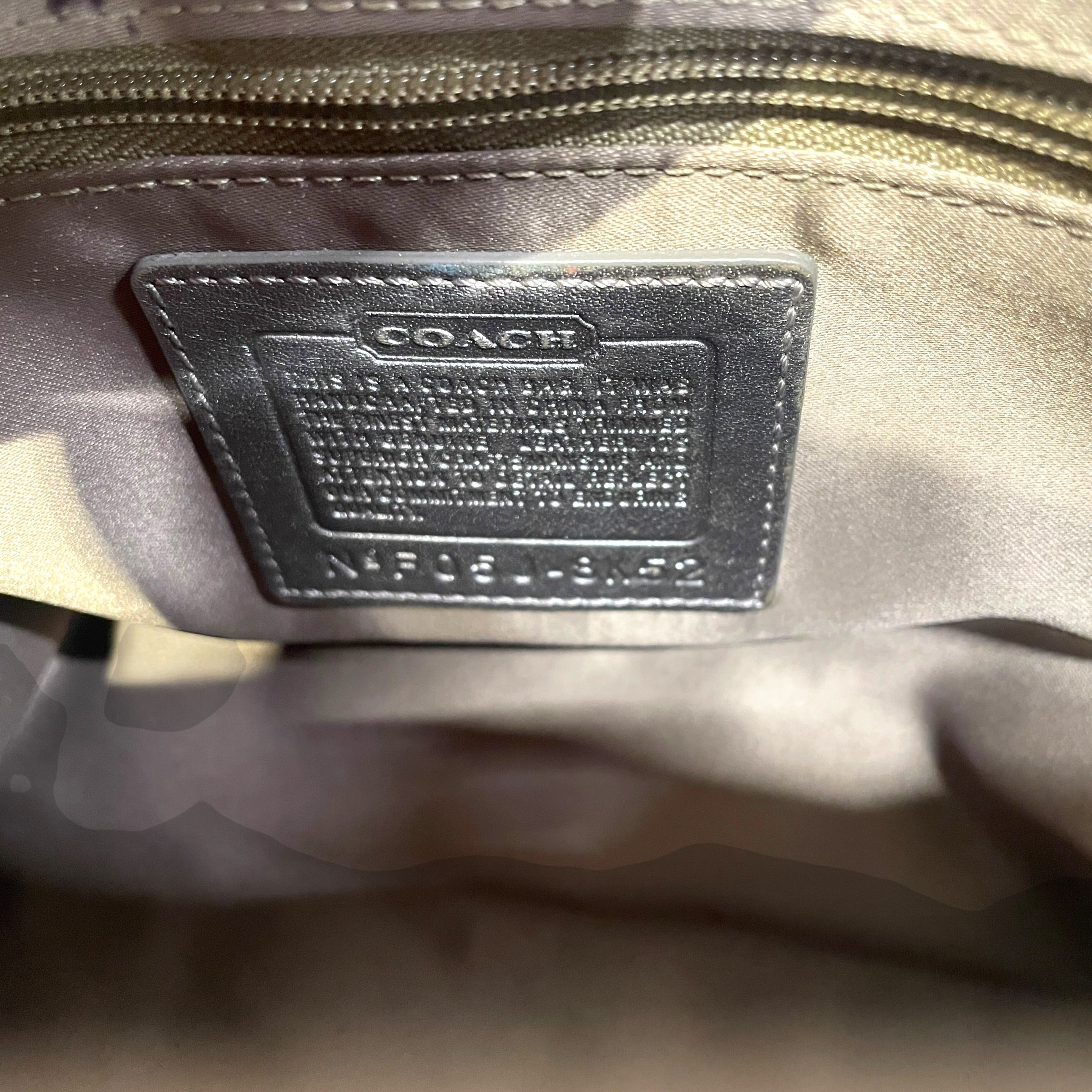 COACH/Tote Bag/Monogram/BRW/METALLIC GALLERY view 6