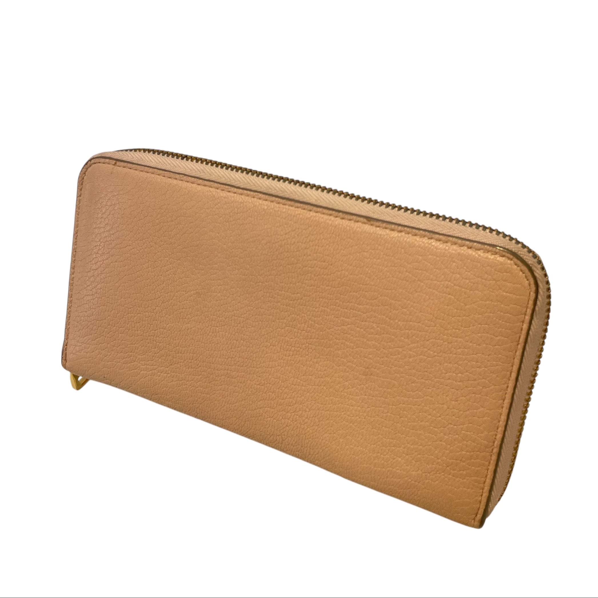 Chloe/Long Wallet/Leather/BEG/drew leather view 2