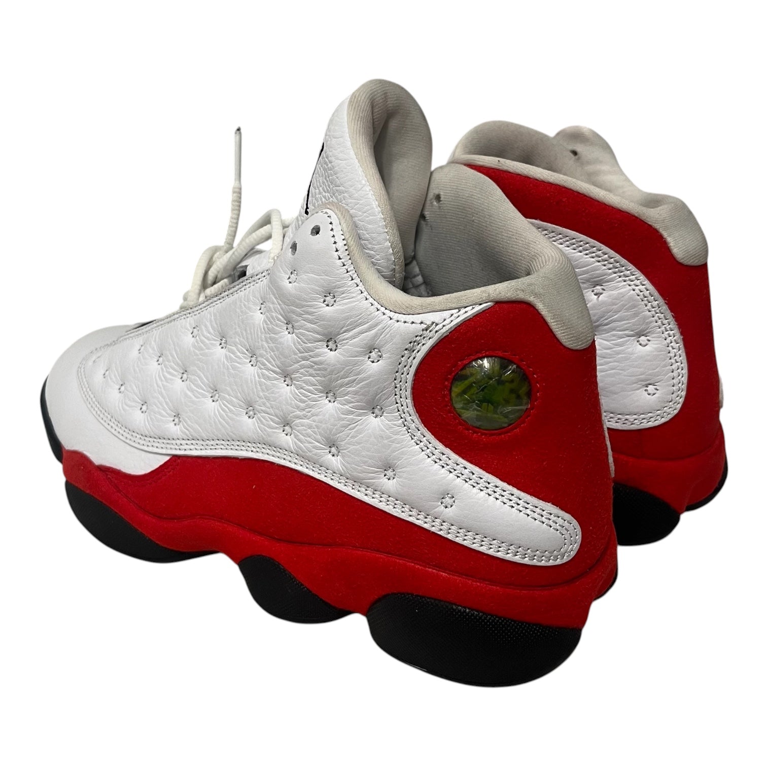 JORDAN BRAND/Hi-Sneakers/US 9/Leather/WHT/13 white red view 2