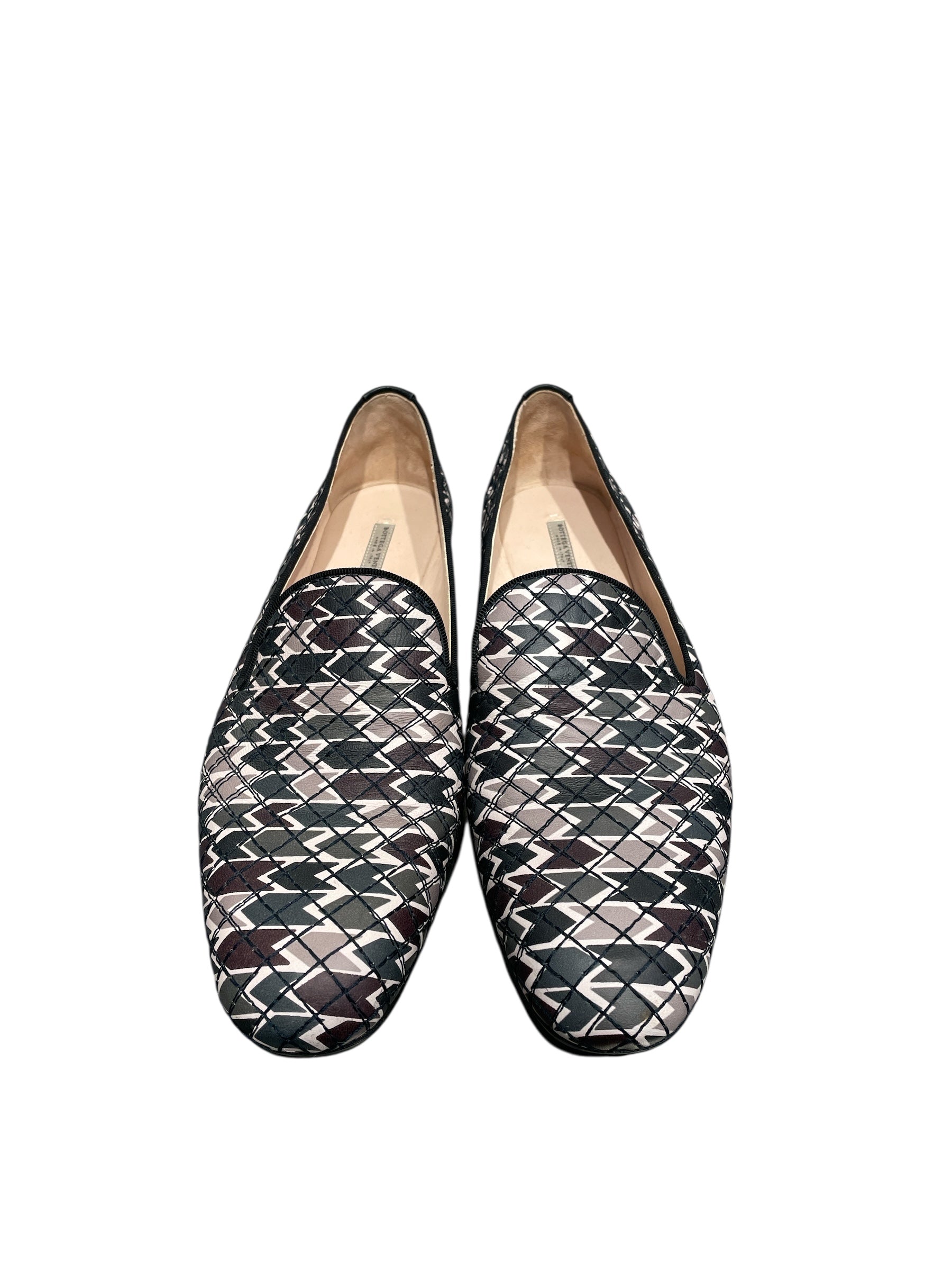 BOTTEGA VENETA/Flat Shoes/EU 41/Leather/MLT/INTRECCIATO FLATS view 3
