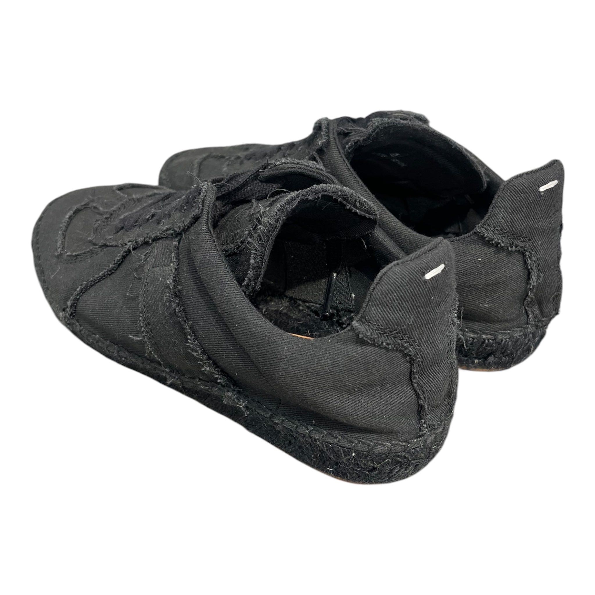 Maison Margiela/Low-Sneakers/US 8.5/Cotton/BLK/REPLICA ESPADRILLE view 2